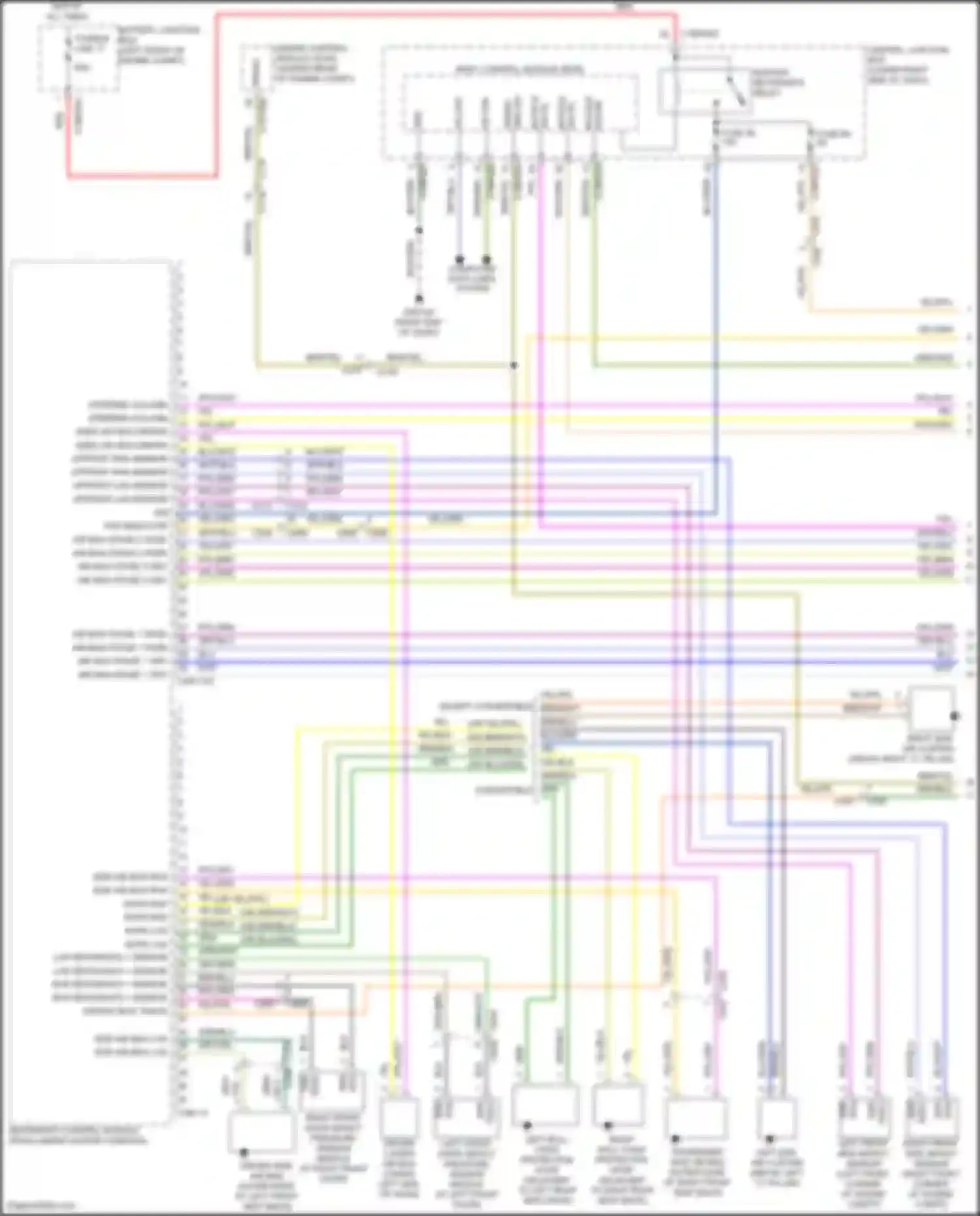 Range Rover Evoque Land Rover L538 (2015-2019): Supplemental restraints circuit (1 of 2)
