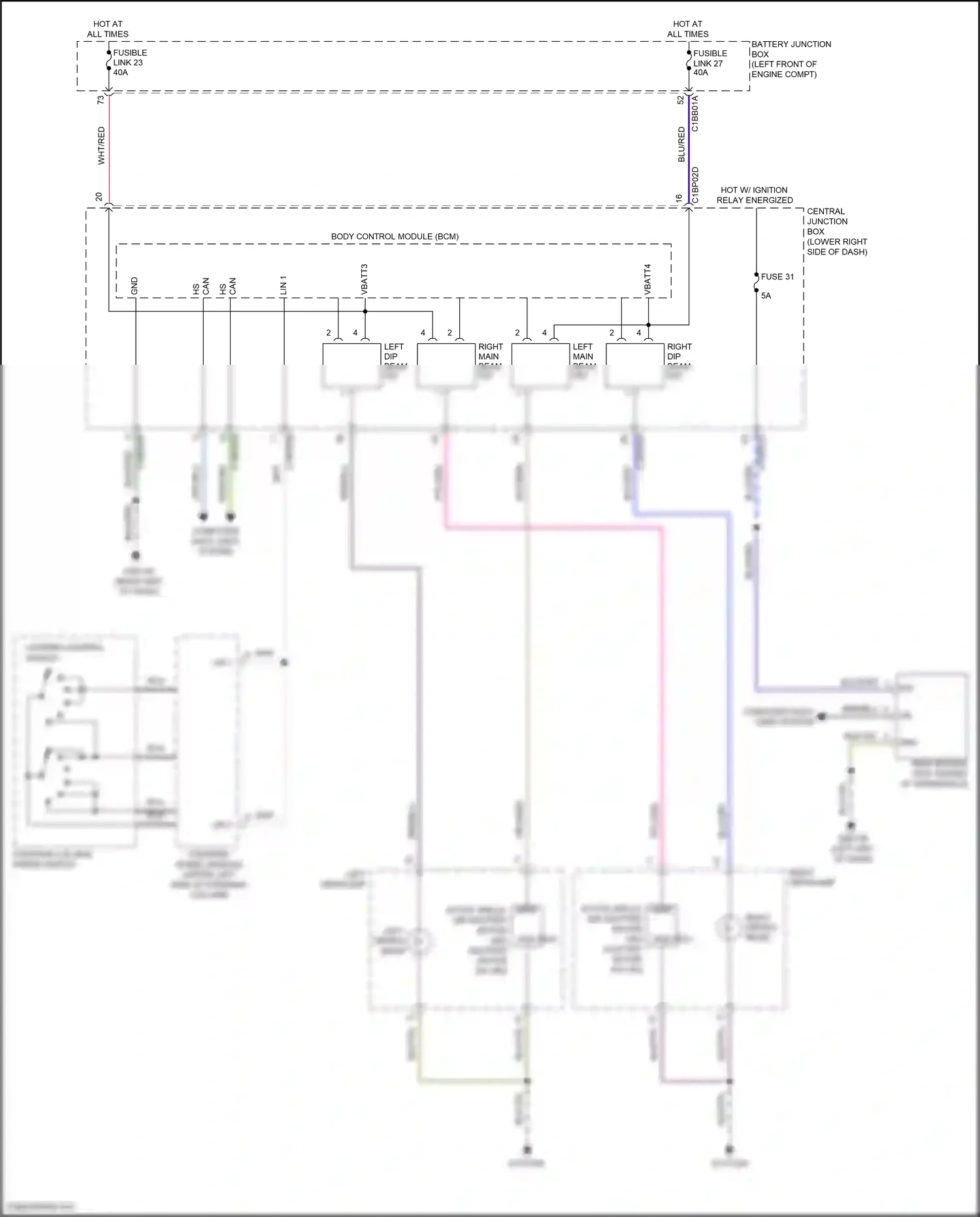 Land Rover Range Rover Evoque L538 (2015-2019) computer data lines system wiring diagram  (73 of 109)