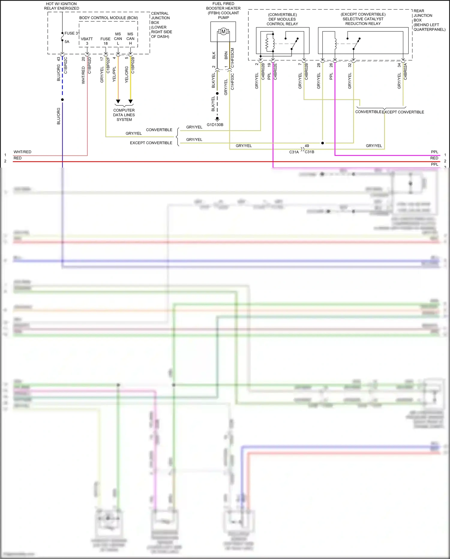 Land Rover Range Rover Evoque L538 (2015-2019) computer data lines system wiring diagram  (64 of 109)