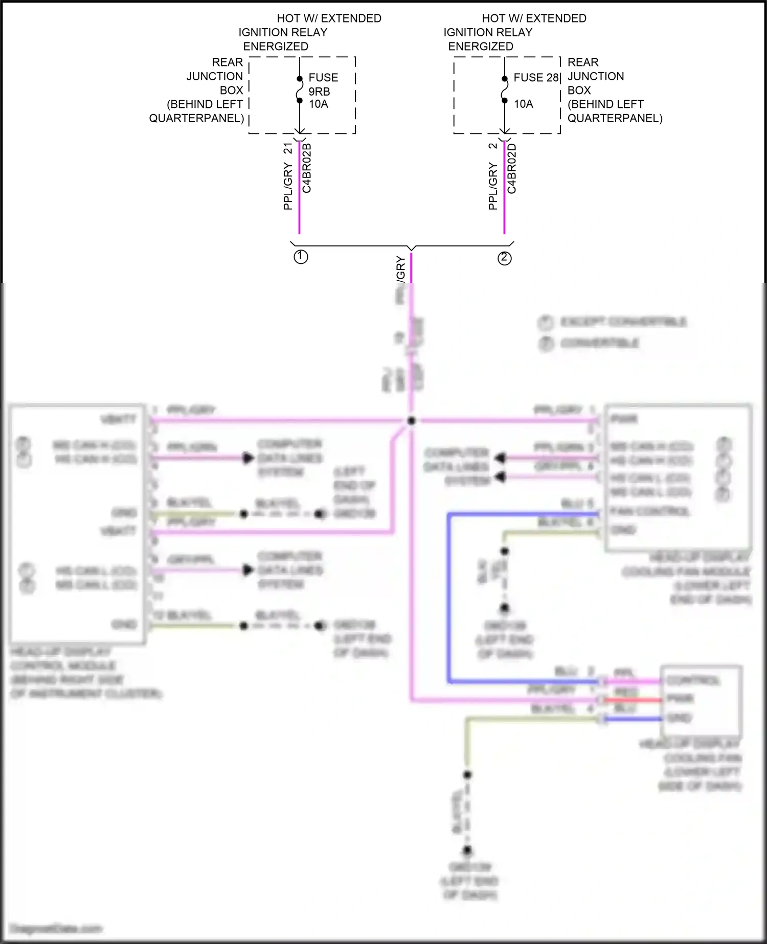 Land Rover Range Rover Evoque L538 (2015-2019) computer data lines system wiring diagram  (98 of 109)