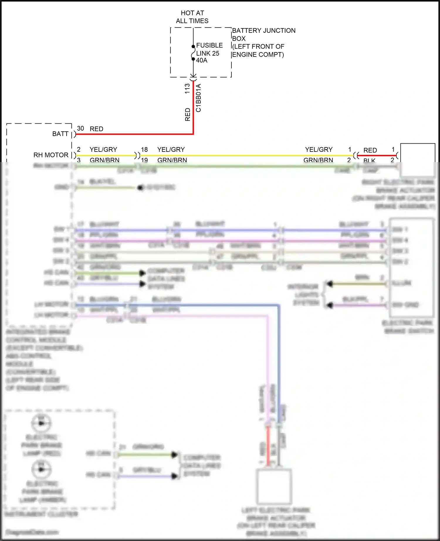 Land Rover Range Rover Evoque L538 (2015-2019) computer data lines system wiring diagram  (67 of 109)