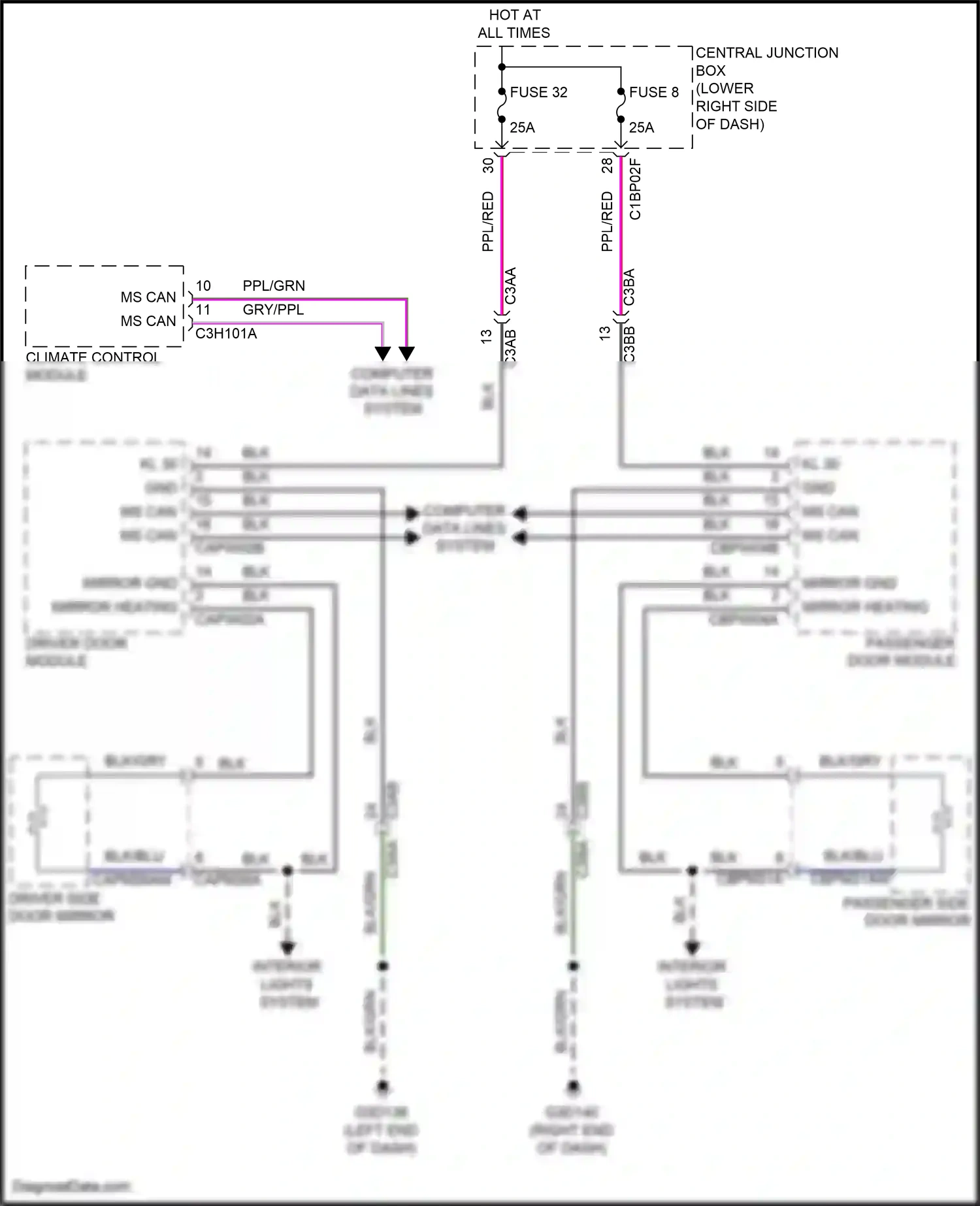 Land Rover Range Rover Evoque L538 (2015-2019) computer data lines system wiring diagram  (101 of 109)
