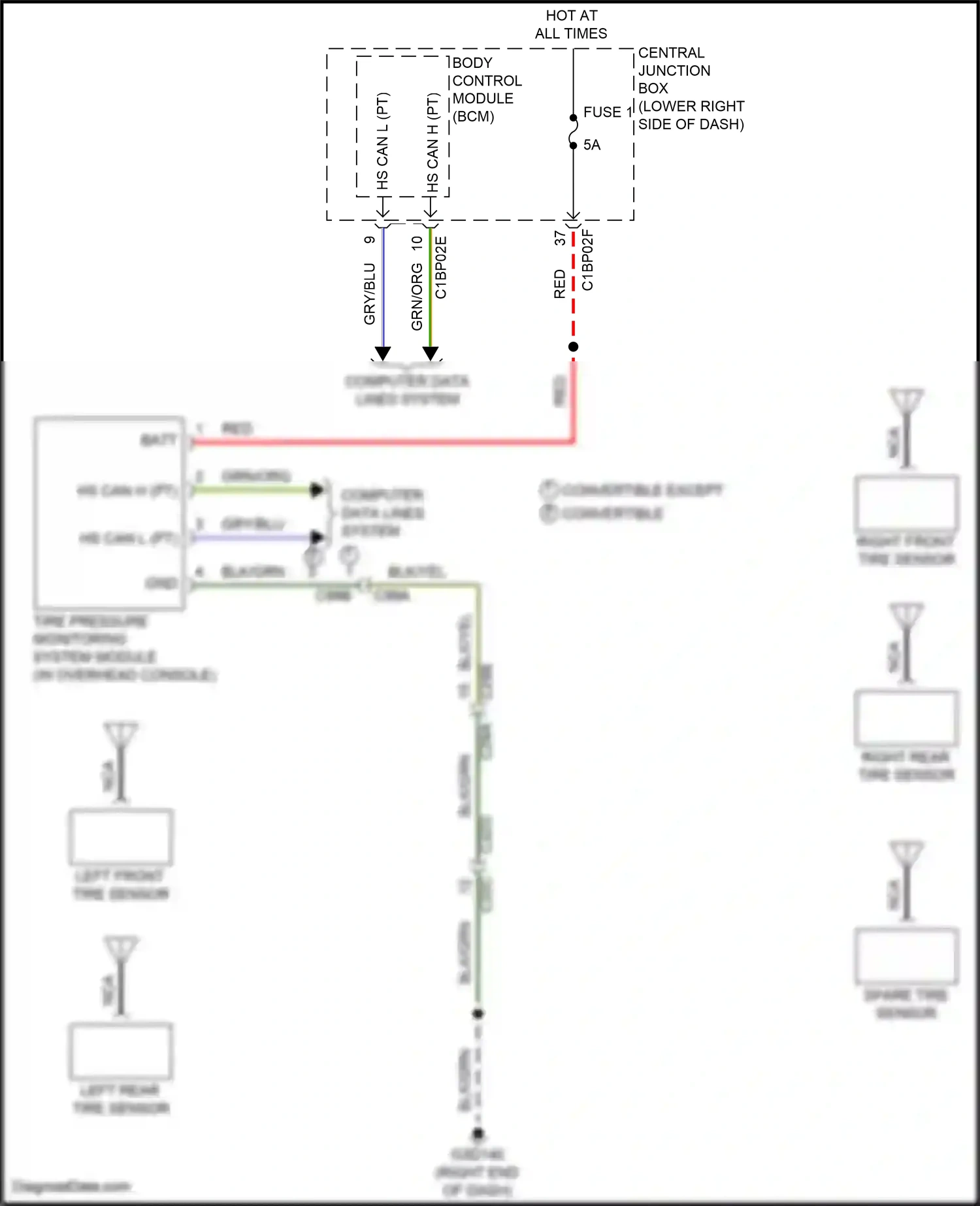 Land Rover Range Rover Evoque L538 (2015-2019) computer data lines system wiring diagram  (69 of 109)