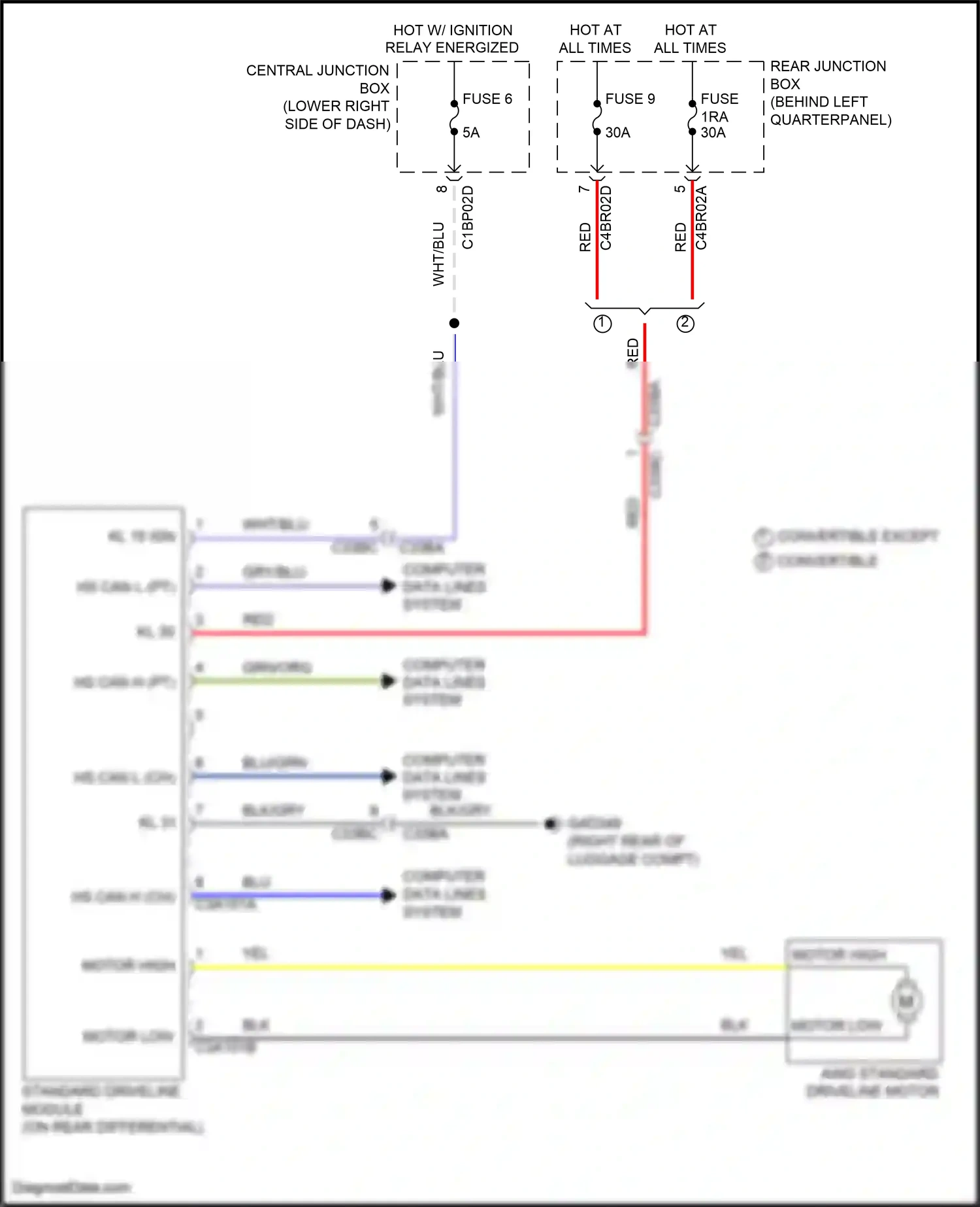 Land Rover Range Rover Evoque L538 (2015-2019) computer data lines system wiring diagram  (94 of 109)