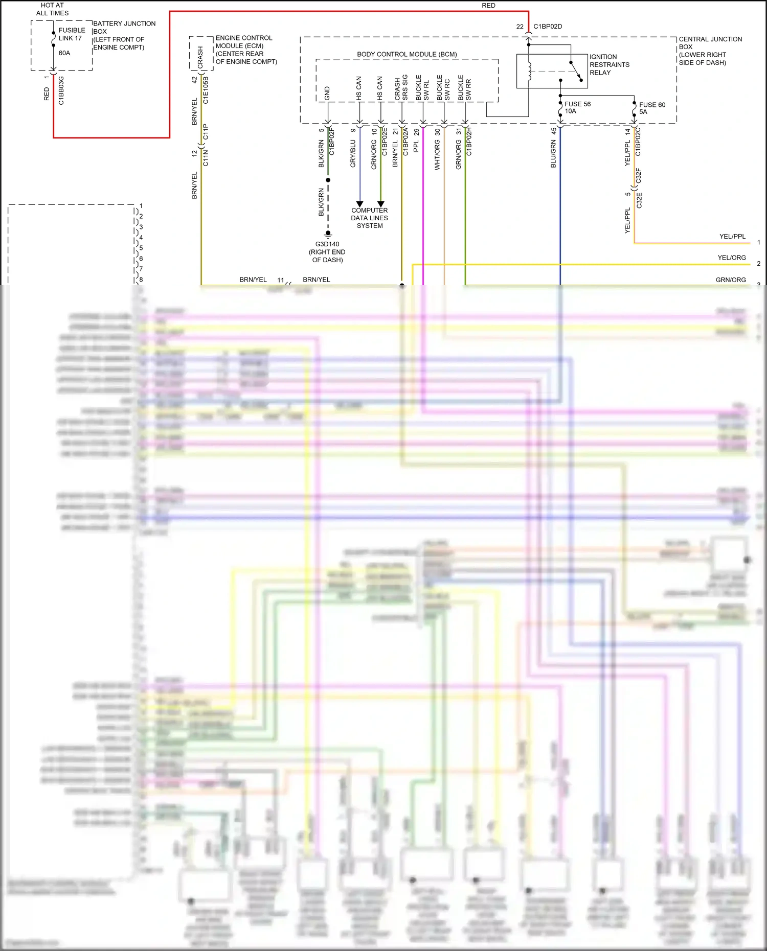 Land Rover Range Rover Evoque L538 (2015-2019) computer data lines system wiring diagram  (99 of 109)