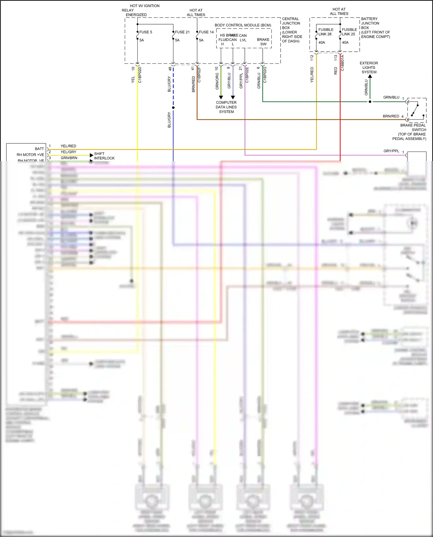 Land Rover Range Rover Evoque L538 (2015-2019) computer data lines system wiring diagram  (21 of 109)