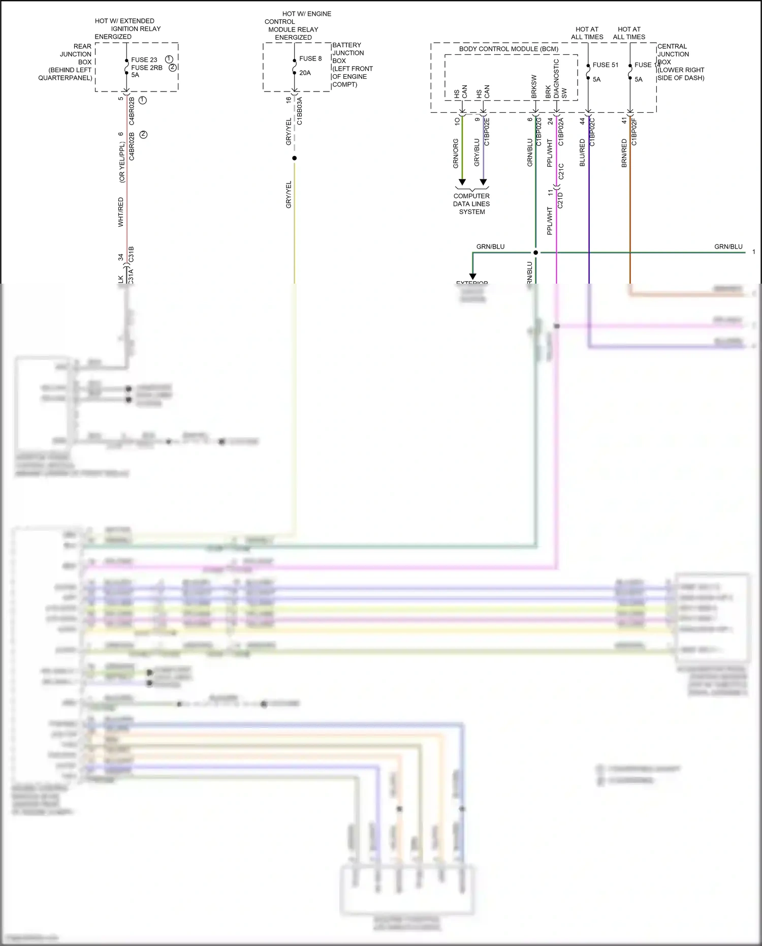 Land Rover Range Rover Evoque L538 (2015-2019) computer data lines system wiring diagram  (12 of 109)