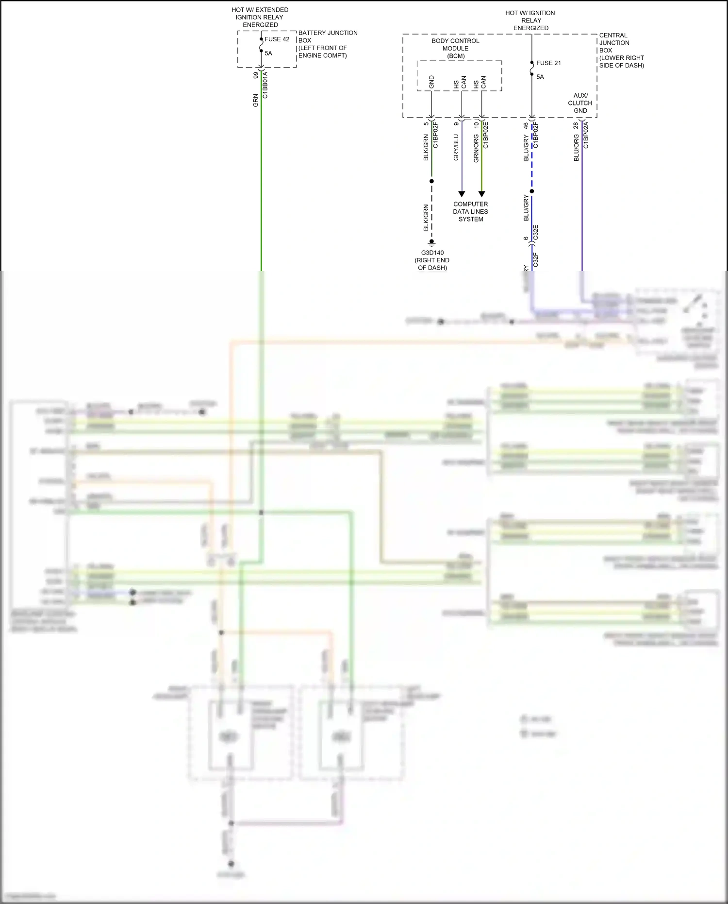 Land Rover Range Rover Evoque L538 (2015-2019) computer data lines system wiring diagram  (74 of 109)