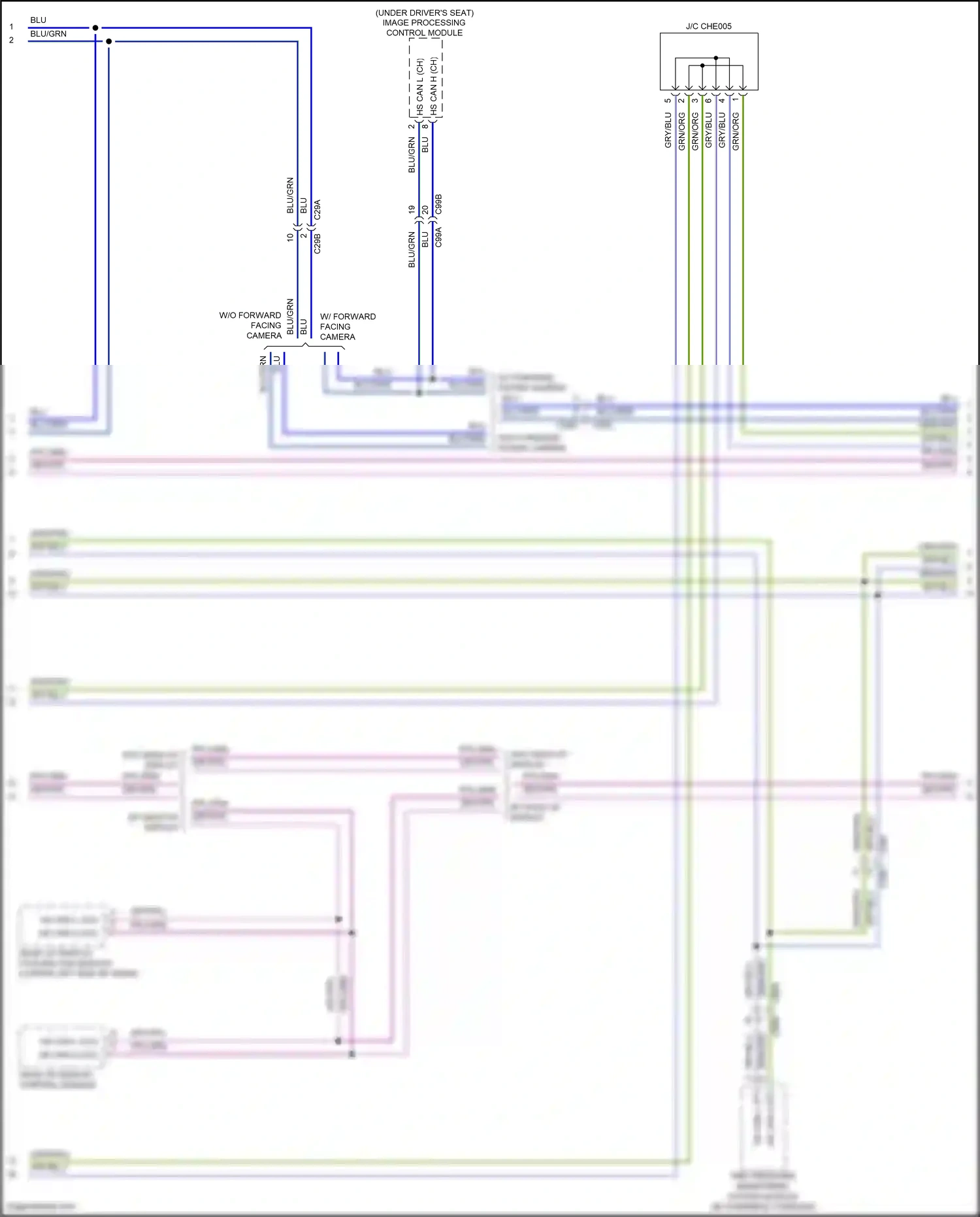 Land Rover Range Rover Evoque L538 (2015-2019) image processing control module wiring diagram  (2 of 7)