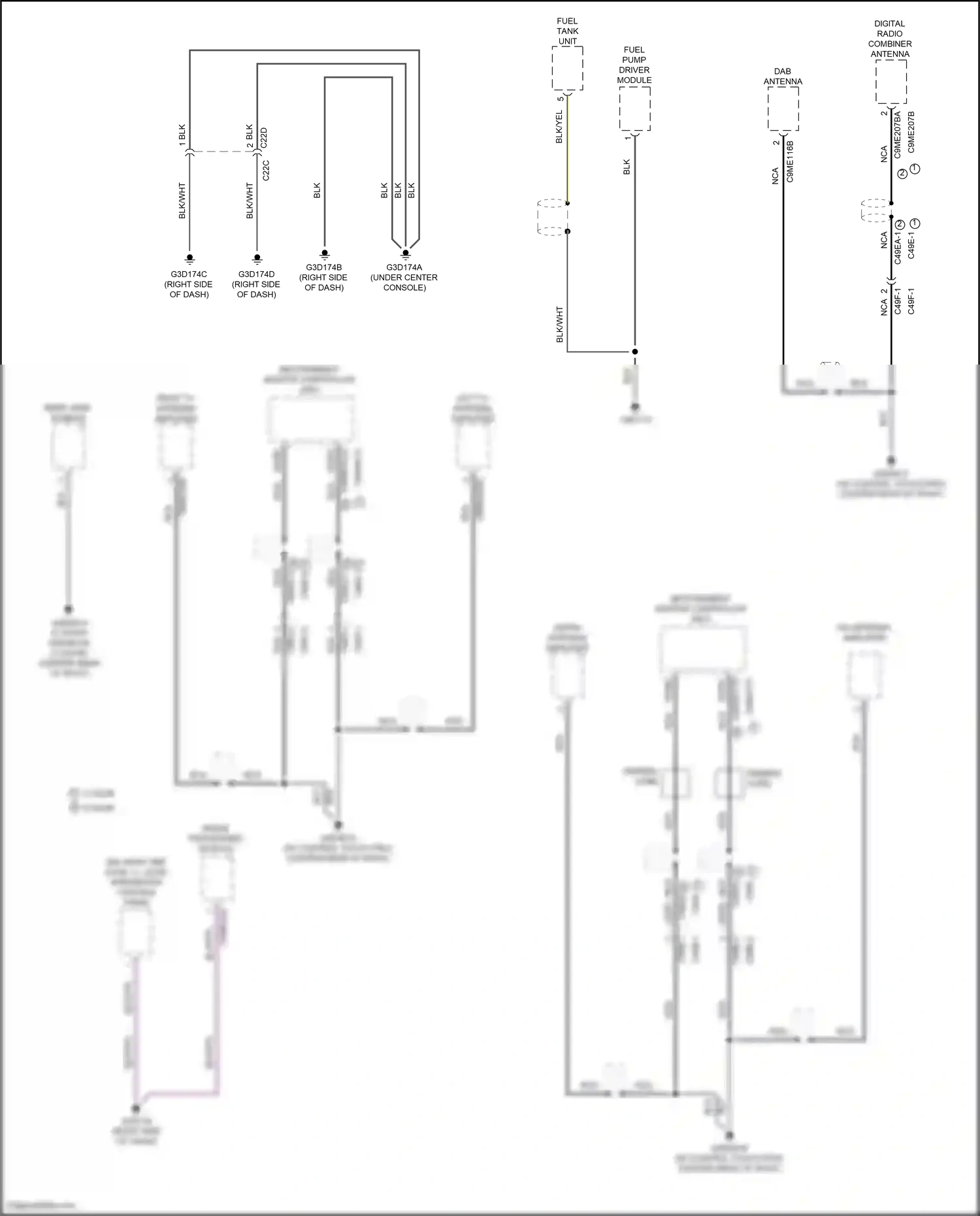 Land Rover Range Rover Evoque L538 (2015-2019) image processing module wiring diagram  (4 of 13)