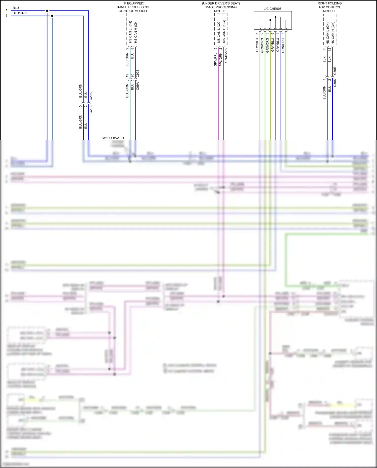 Land Rover Range Rover Evoque L538 (2015-2019) image processing module wiring diagram  (1 of 13)