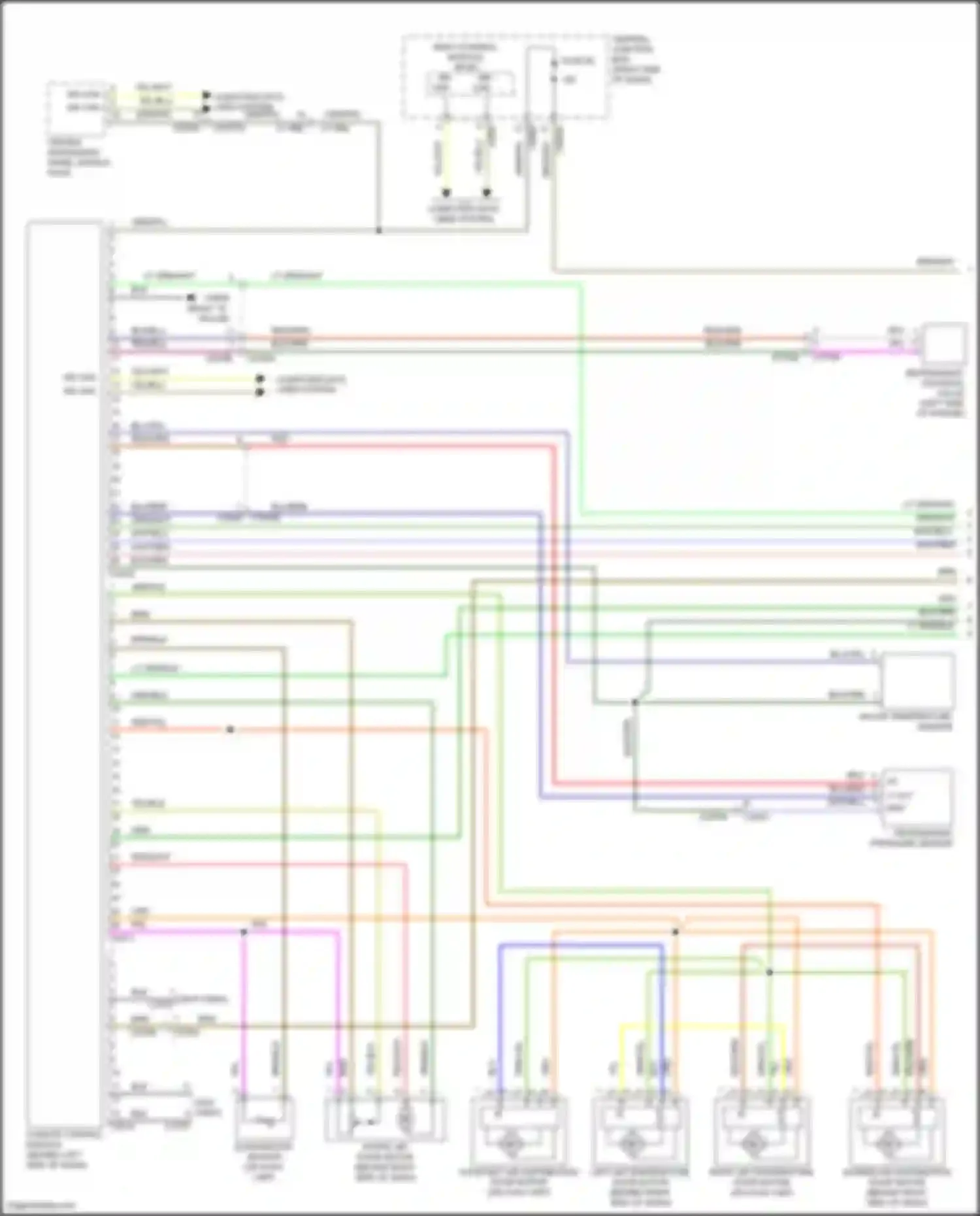 Range Rover Sport Land Rover I facelift (2009-2013): Automatic a/c circuit (1 of 2)