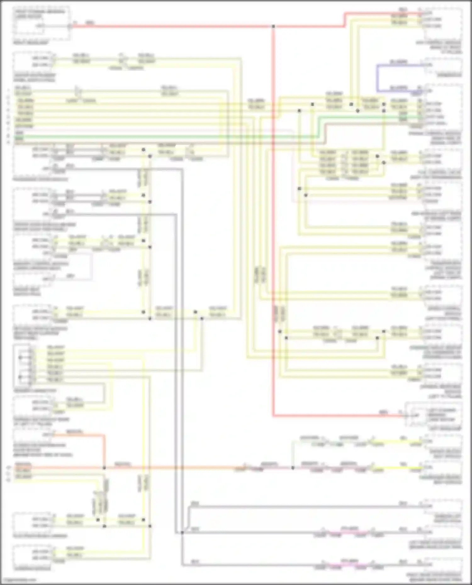 Range Rover Sport Land Rover I facelift (2009-2013): Diagnostic socket circuit (2 of 2)