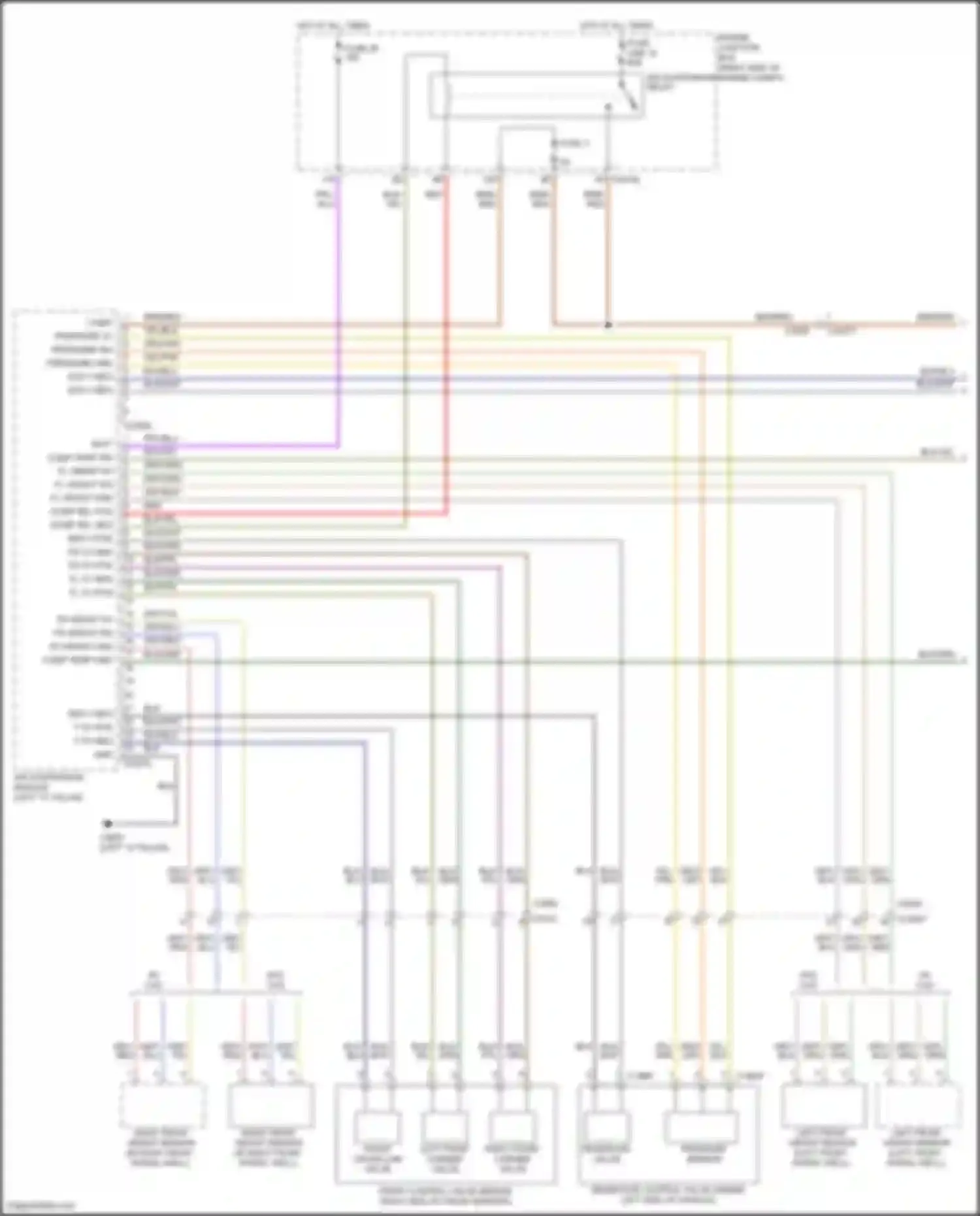 Range Rover Sport Land Rover I facelift (2009-2013): Air suspension circuit (1 of 2)