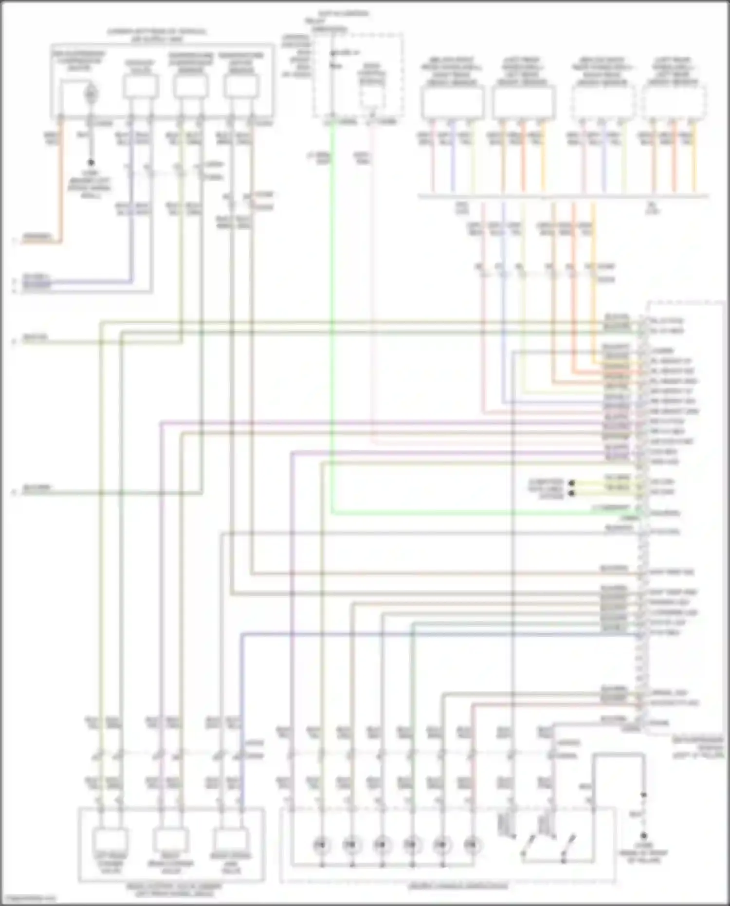 Range Rover Sport Land Rover I facelift (2009-2013): Air suspension circuit (2 of 2)