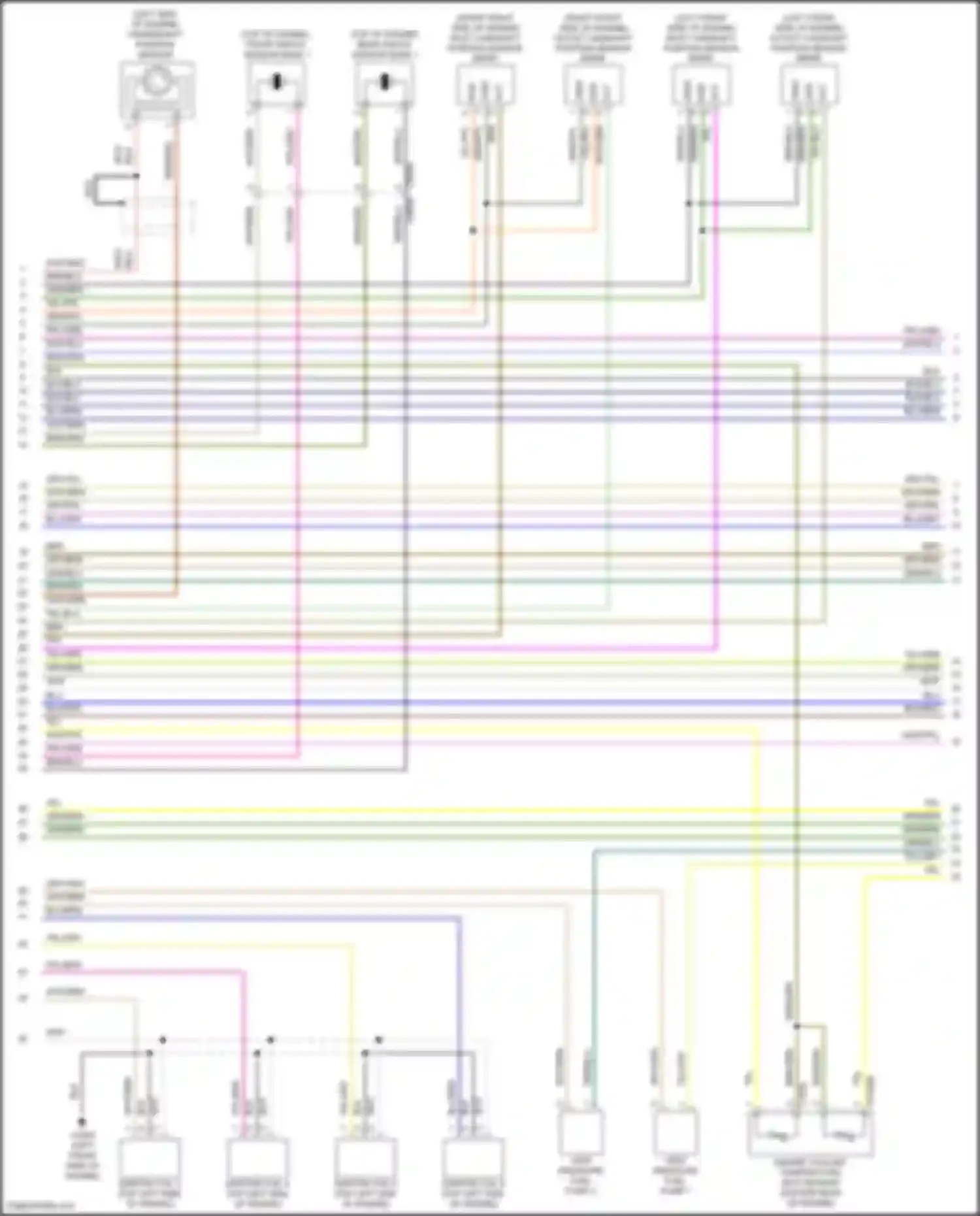 Range Rover Sport Land Rover I facelift (2009-2013): Wiring diagram engine performance 5.0l sc (2 of 6)