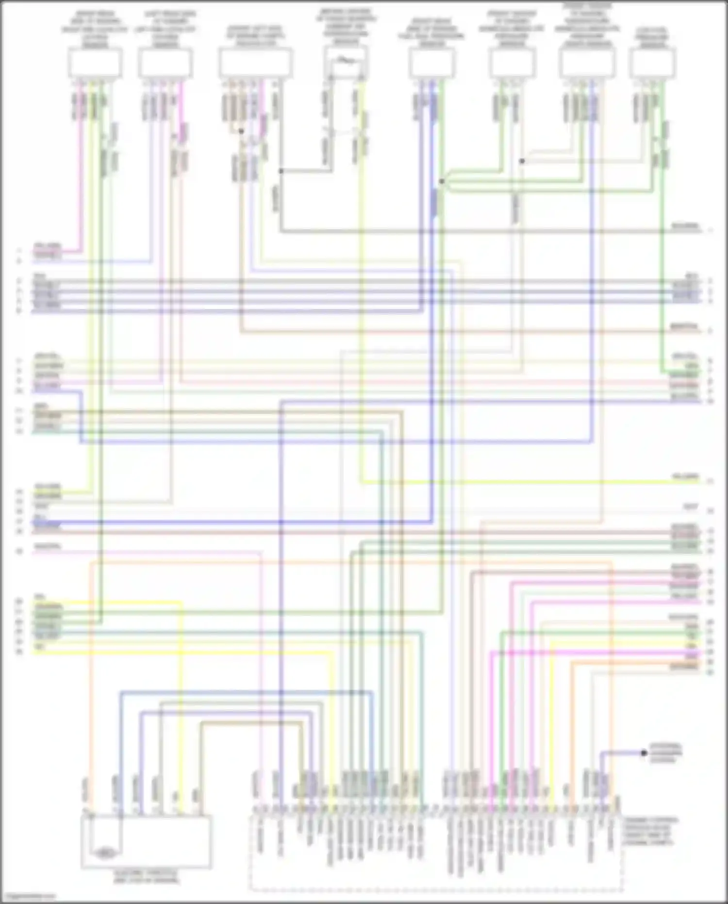 Range Rover Sport Land Rover I facelift (2009-2013): Wiring diagram engine performance 5.0l sc (3 of 6)