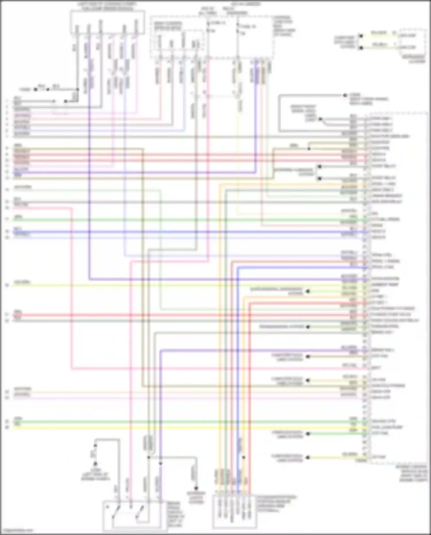 Range Rover Sport Land Rover I facelift (2009-2013): Wiring diagram engine performance 5.0l sc (6 of 6)