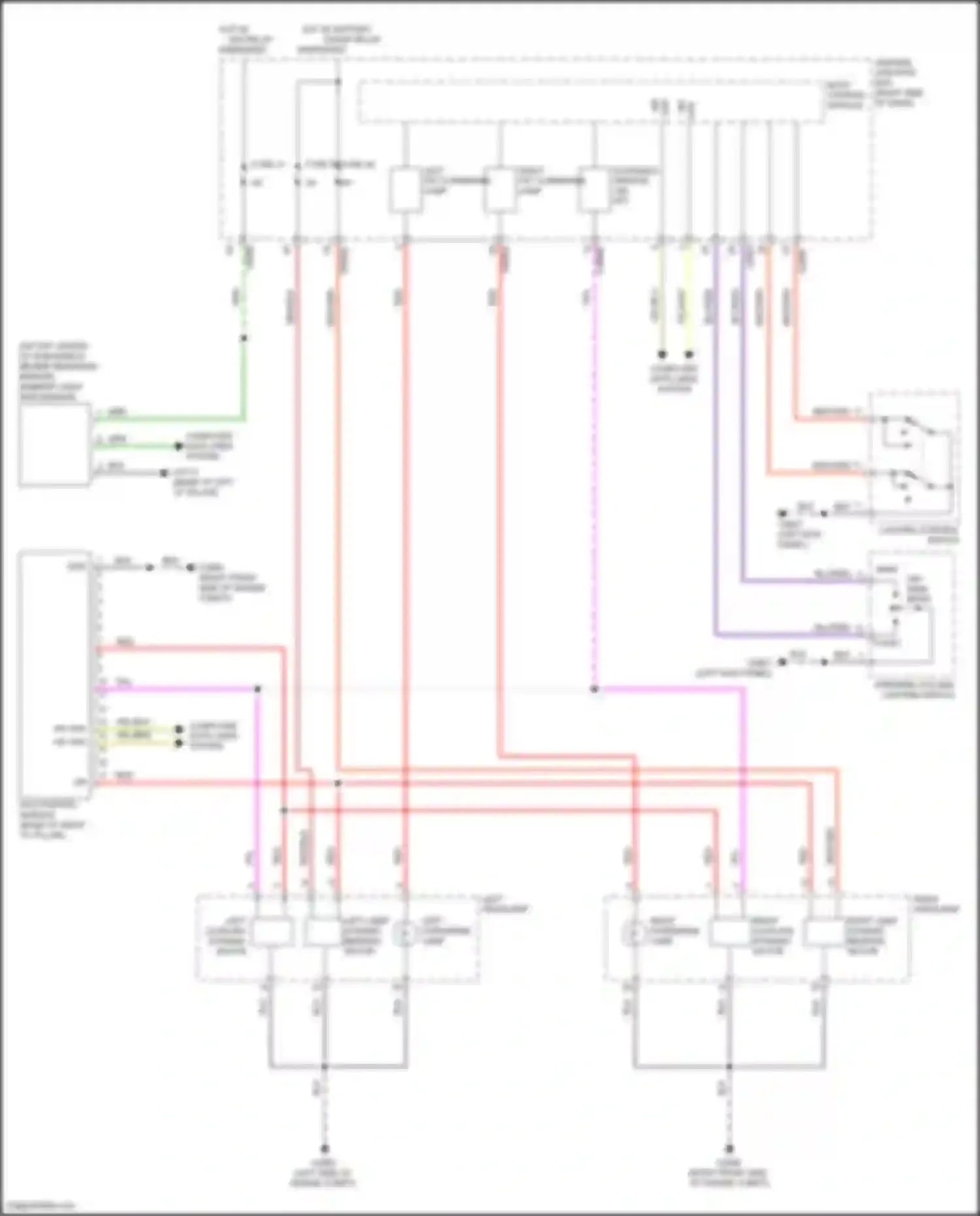 Range Rover Sport Land Rover I facelift (2009-2013): Adaptive front lighting circuit
