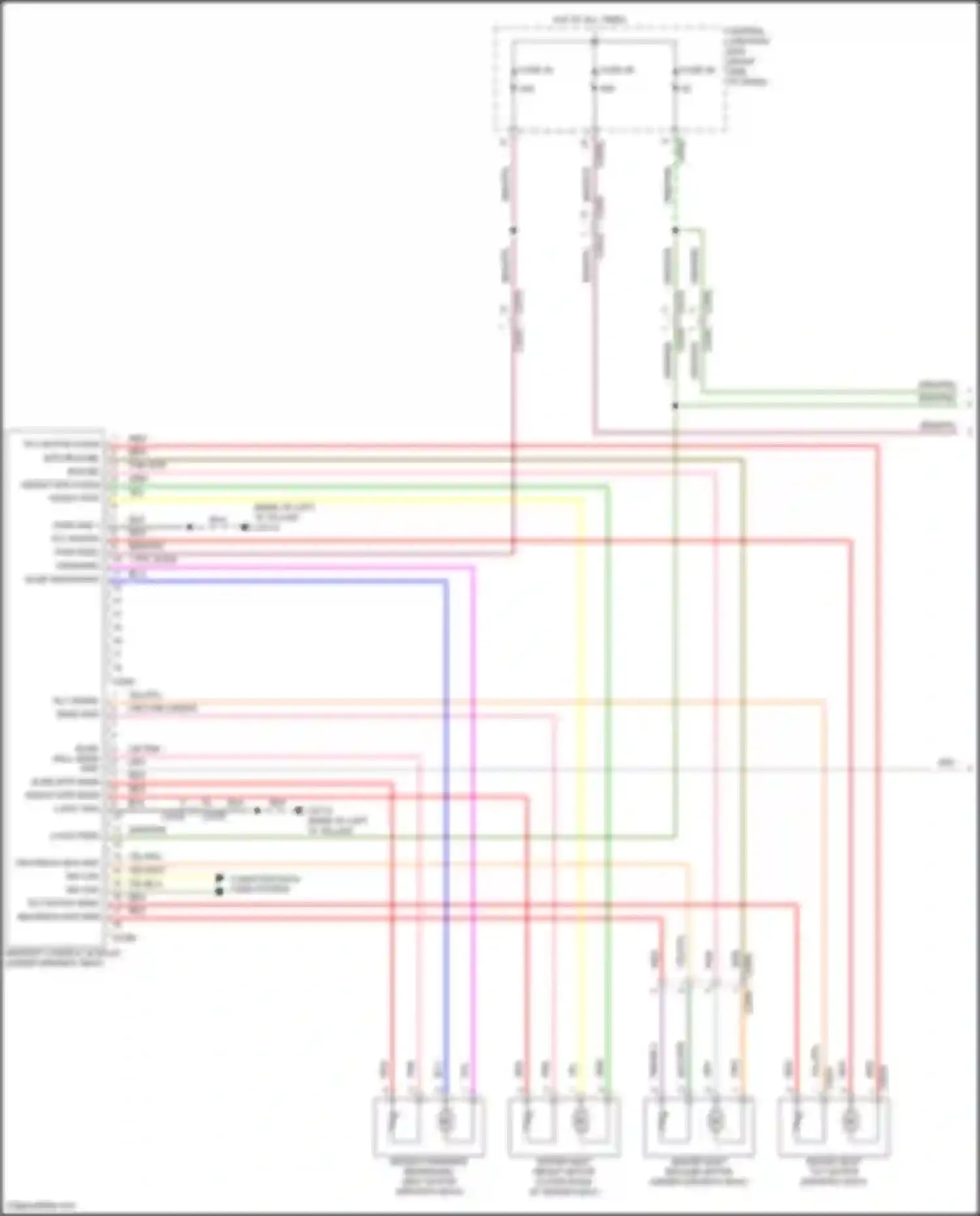 Range Rover Sport Land Rover I facelift (2009-2013): Memory seat circuit (1 of 2)