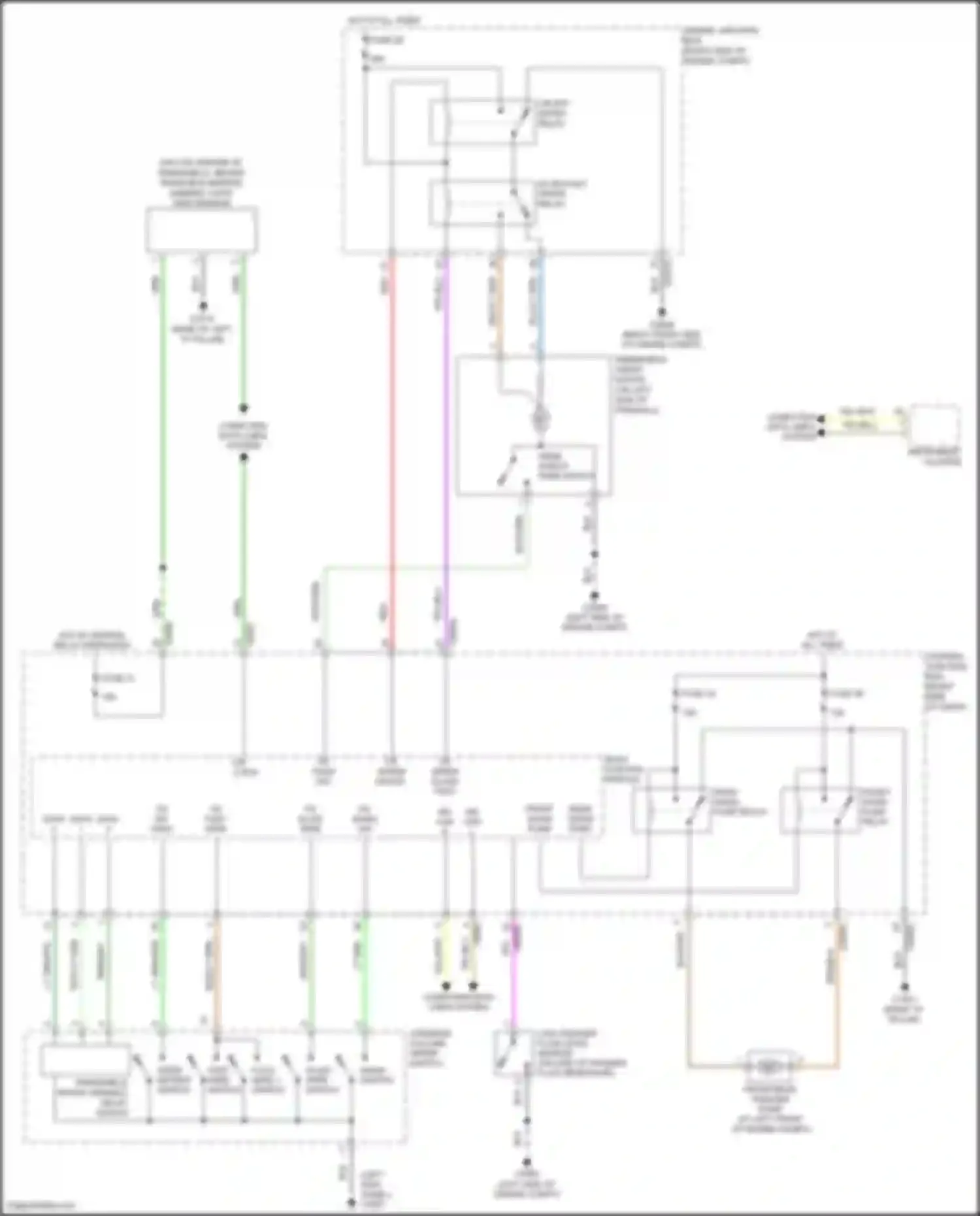 Range Rover Sport Land Rover I facelift (2009-2013): Front wiper/washer circuit