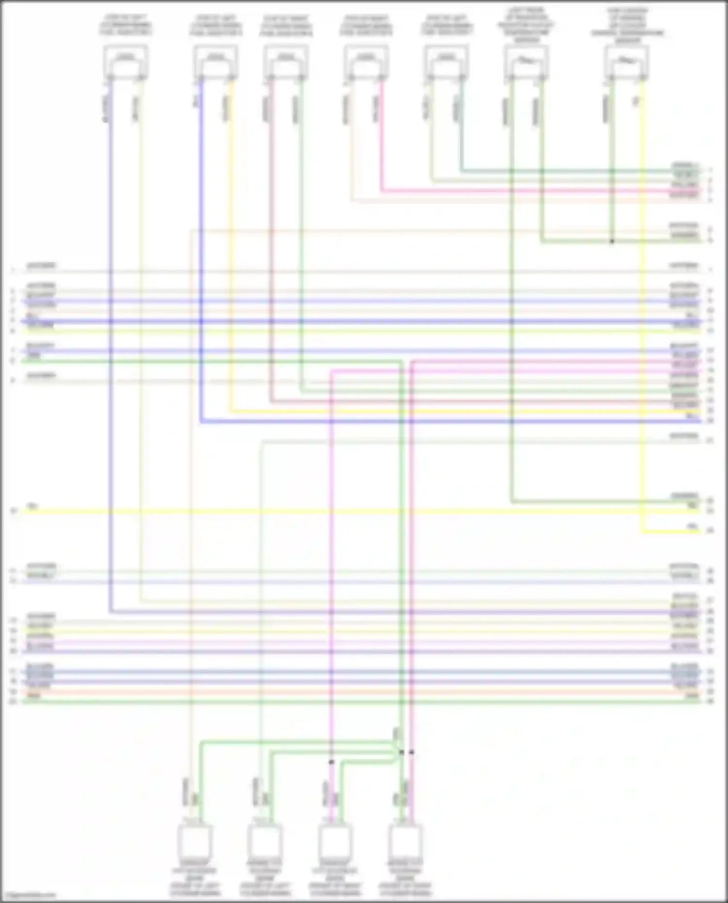 Wiring diagram air cooler charge temperature sensor for Land Rover Range Rover Sport II (2013-2017) (2 of 2)