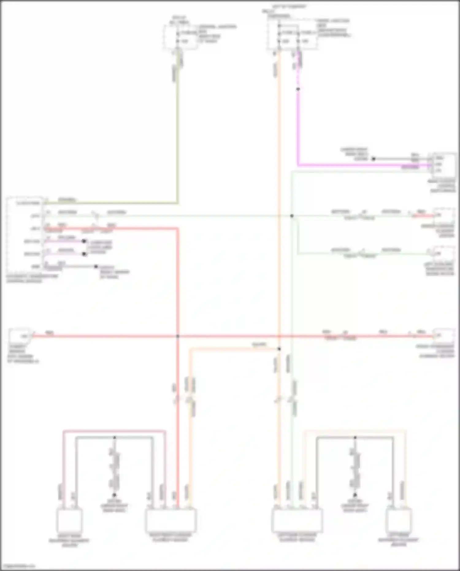 Wiring diagram automatic temperature control module for Land Rover Range Rover Sport II (2013-2017) (10 of 15)