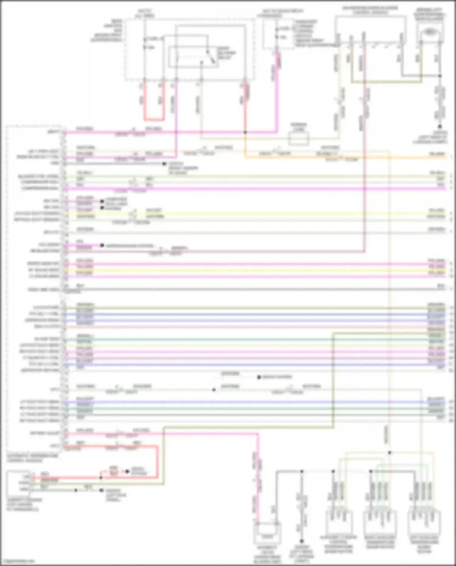 Wiring diagram automatic temperature control module for Land Rover Range Rover Sport II (2013-2017) (1 of 15)