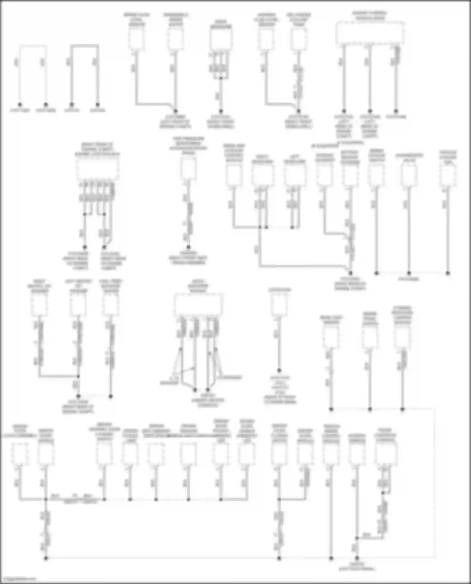 Wiring diagram brake fluid level sensor for Land Rover Range Rover Sport II (2013-2017) (2 of 3)