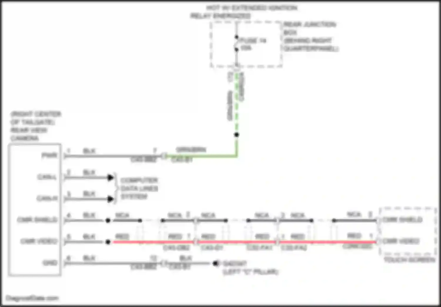 Wiring diagram computer data lines system for Land Rover Range Rover Sport II (2013-2017) (60 of 116)