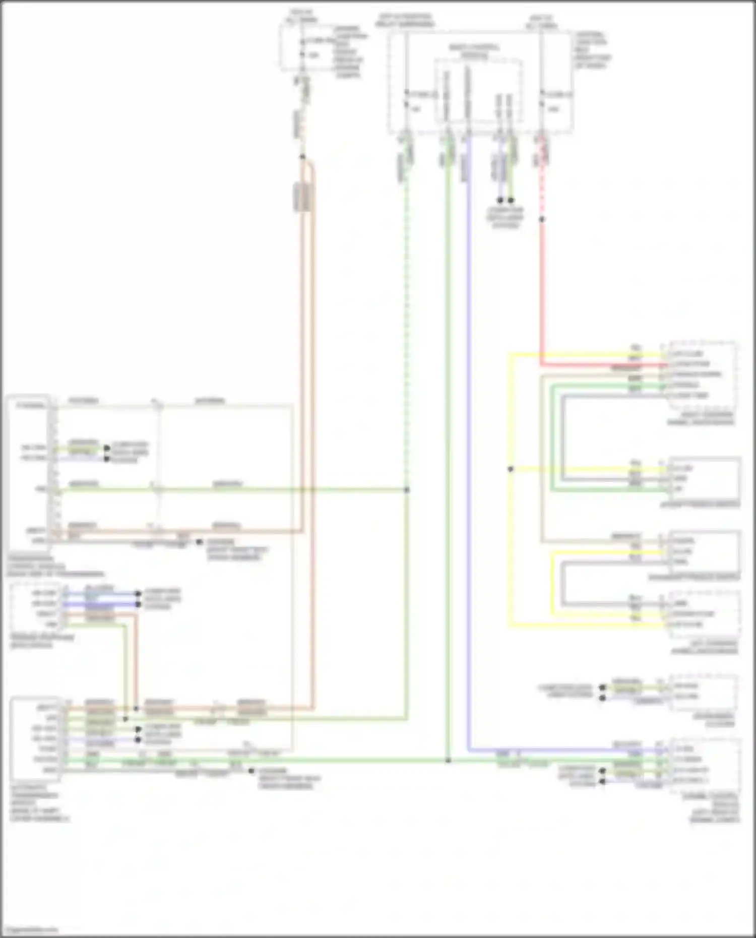 Wiring diagram computer data lines system for Land Rover Range Rover Sport II (2013-2017) (84 of 116)