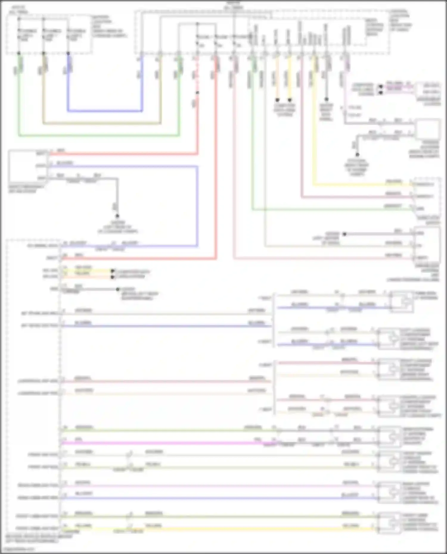 Wiring diagram computer data lines system for Land Rover Range Rover Sport II (2013-2017) (32 of 116)