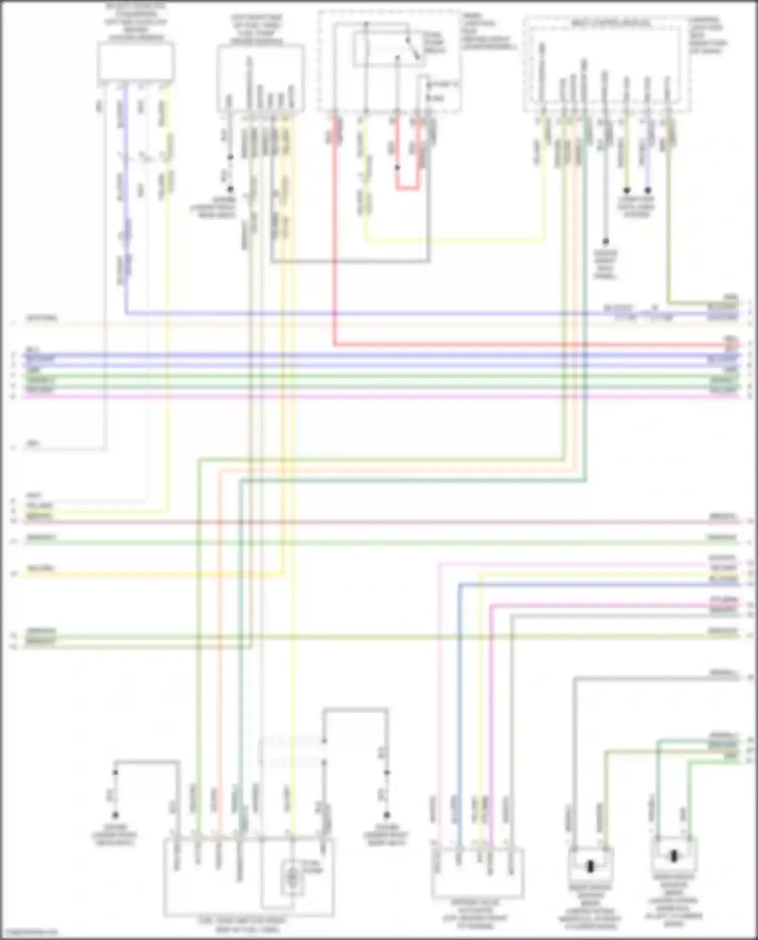 Wiring diagram computer data lines system for Land Rover Range Rover Sport II (2013-2017) (116 of 116)