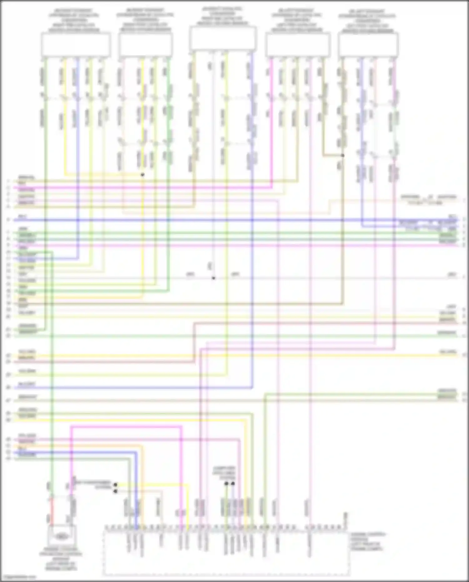 Wiring diagram engine control module for Land Rover Range Rover Sport II (2013-2017) (5 of 6)