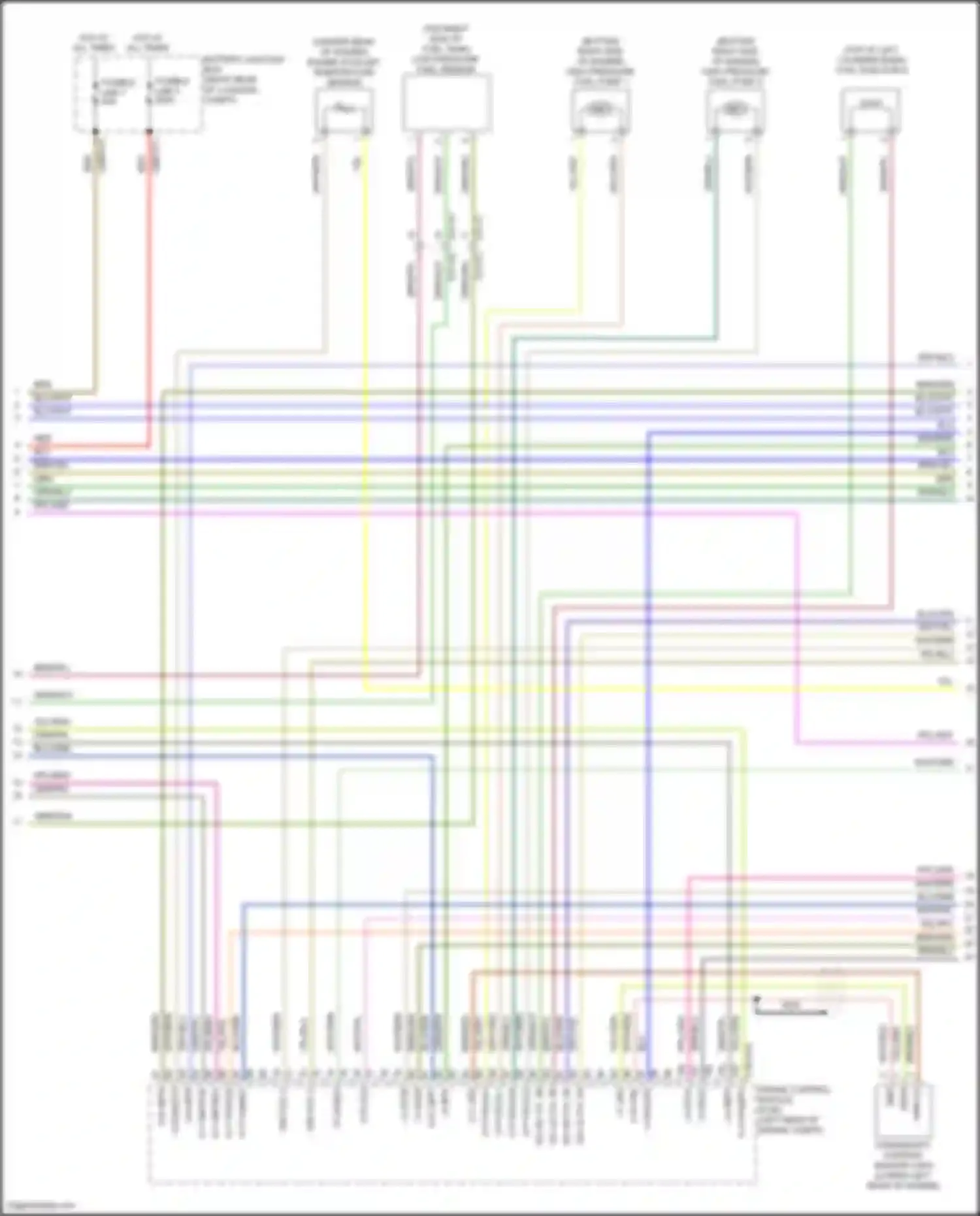 Wiring diagram engine coolant temperature sensor for Land Rover Range Rover Sport II (2013-2017) (1 of 1)