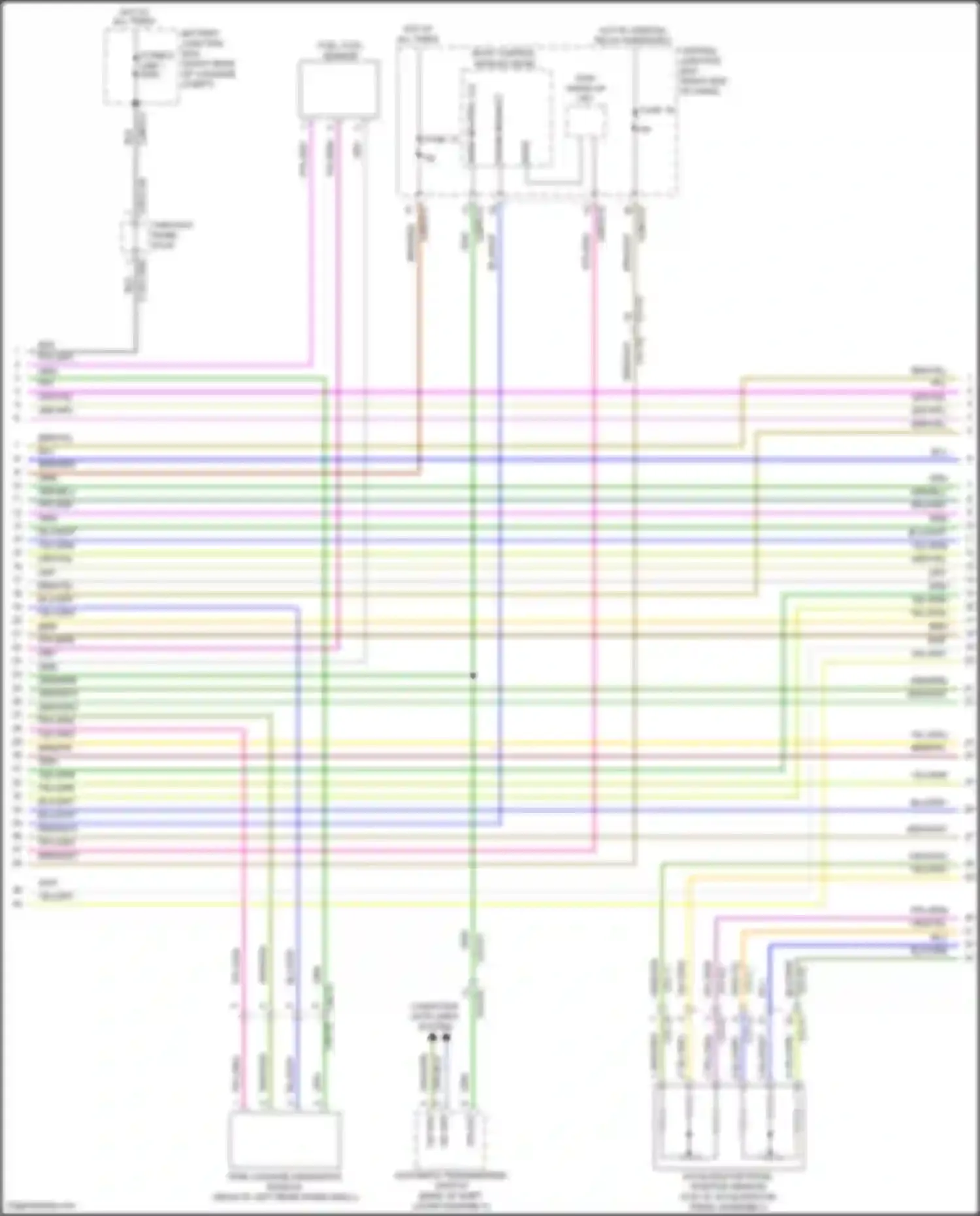 Wiring diagram fuel flex sensor for Land Rover Range Rover Sport II (2013-2017) (1 of 2)