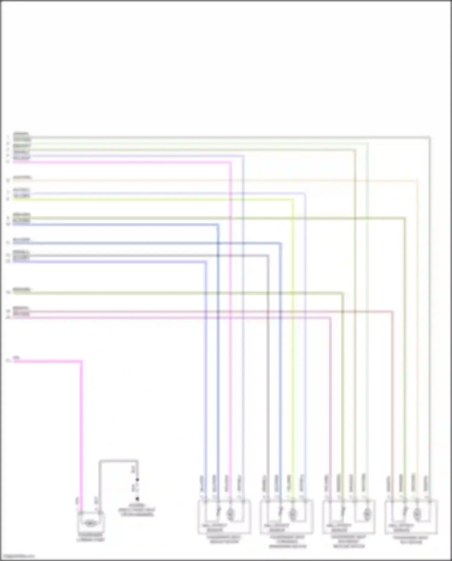 Wiring diagram hall effect sensor for Land Rover Range Rover Sport II (2013-2017) (2 of 4)
