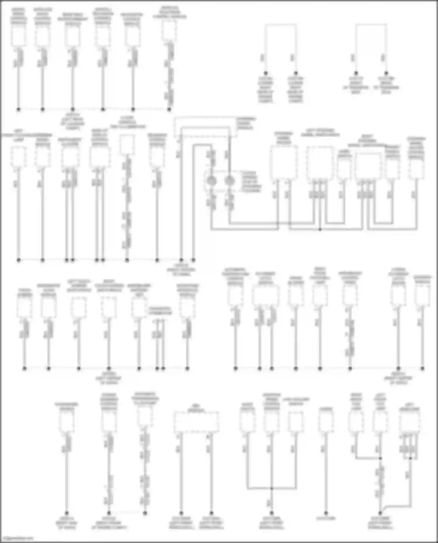 Wiring diagram head-up display control module for Land Rover Range Rover Sport II (2013-2017) (2 of 3)