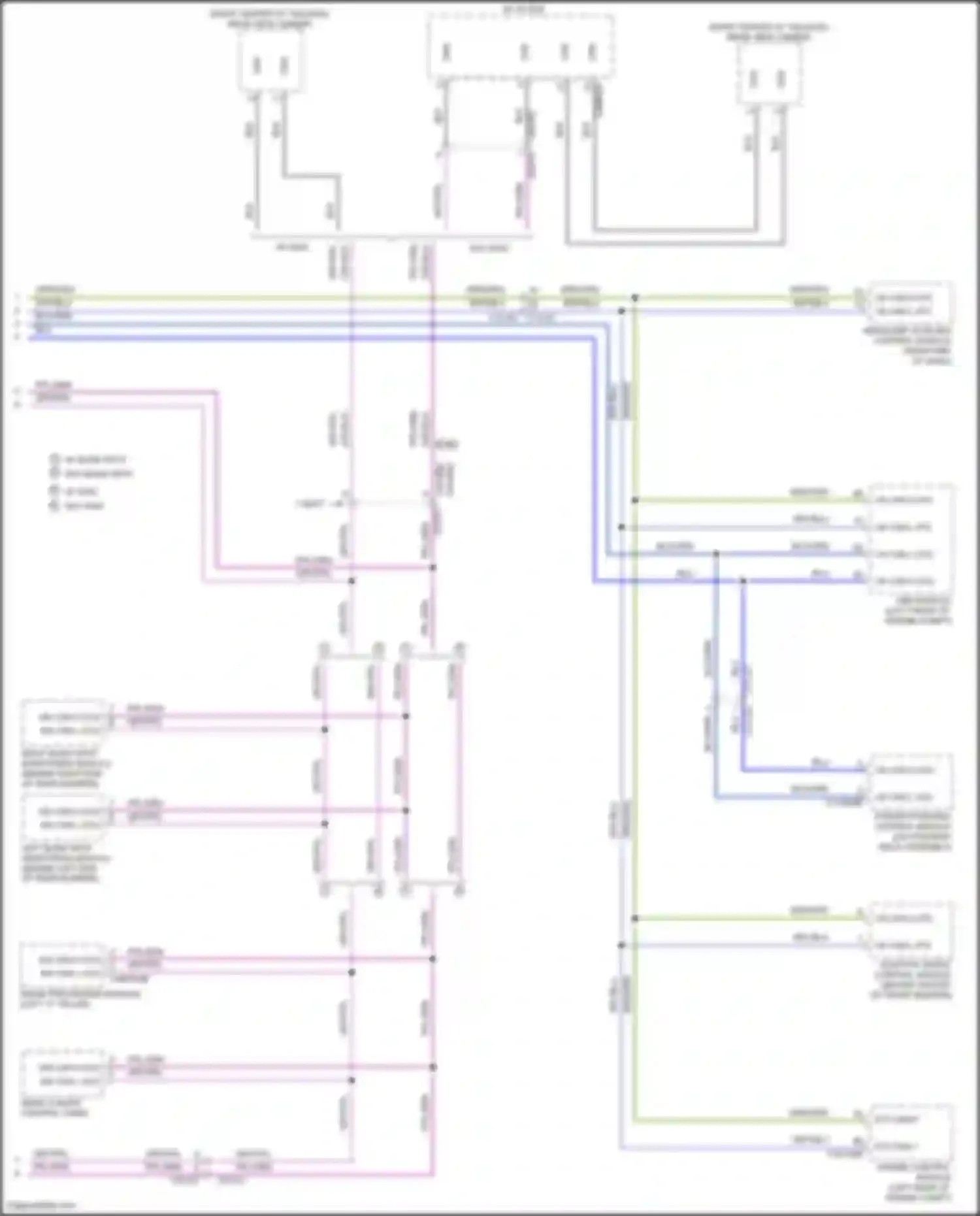 Wiring diagram headlamp leveling control module for Land Rover Range Rover Sport II (2013-2017) (1 of 4)