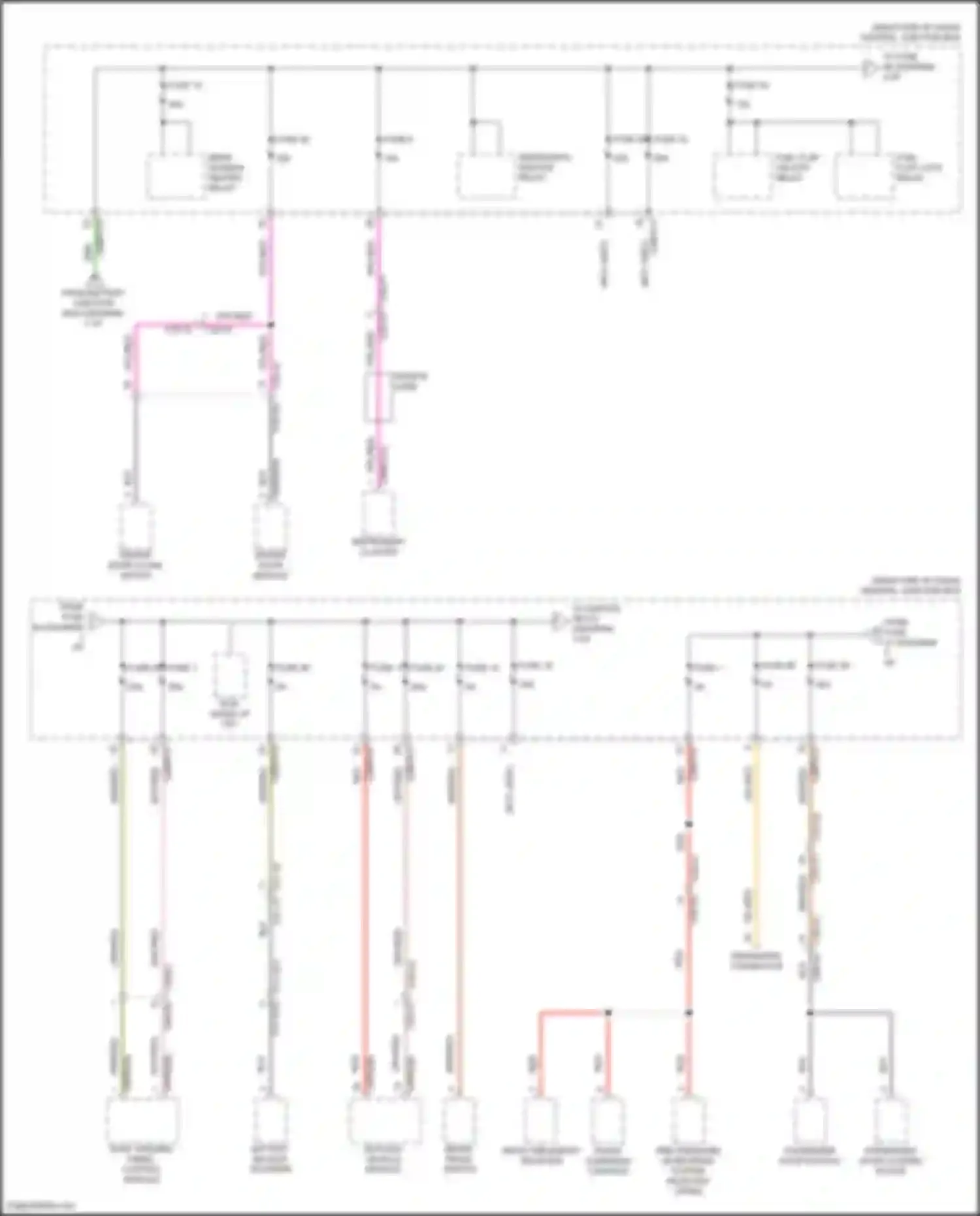 Wiring diagram keyless vehicle module for Land Rover Range Rover Sport II (2013-2017) (3 of 5)
