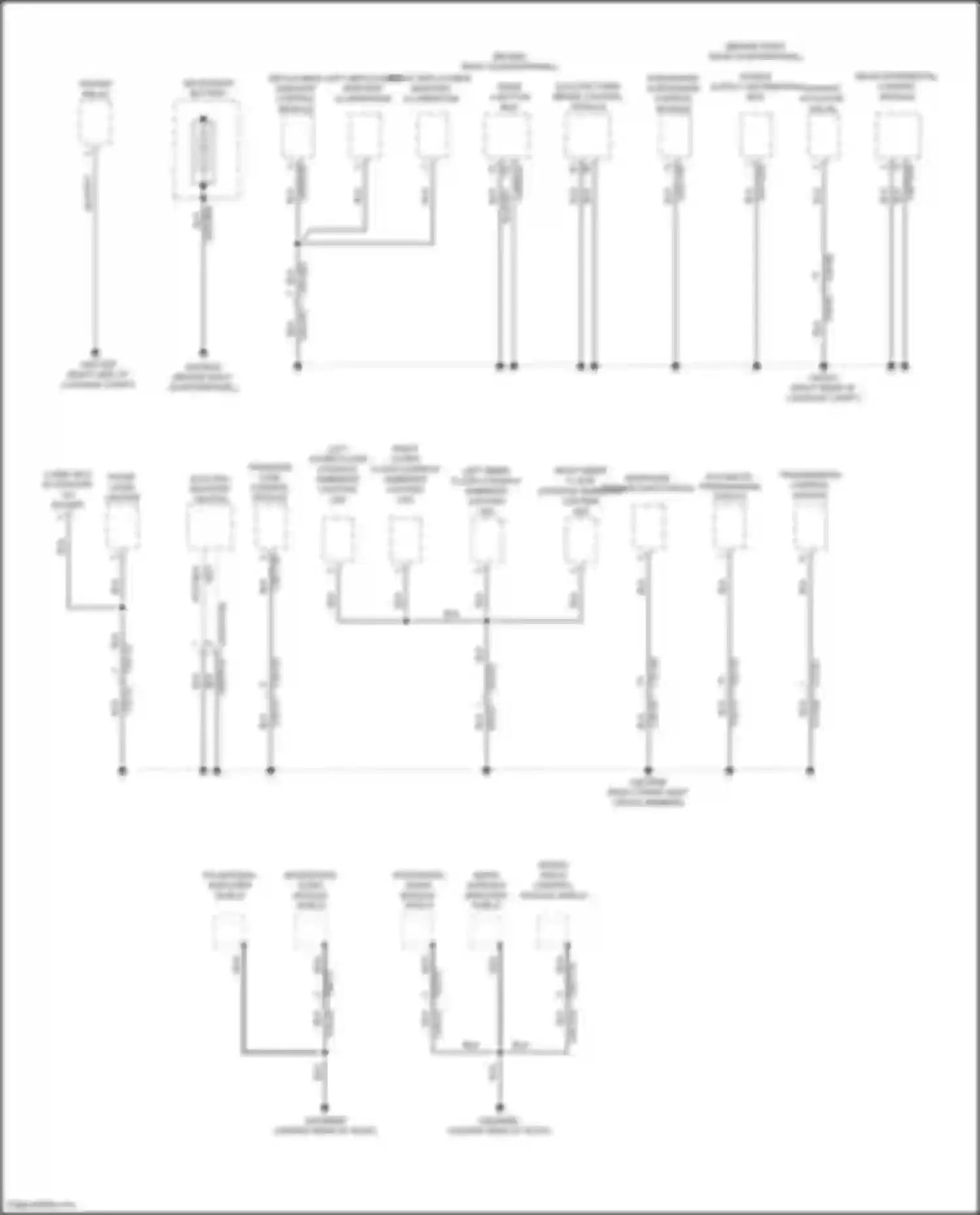 Wiring diagram left deployable sidestep illumination for Land Rover Range Rover Sport II (2013-2017) (1 of 1)