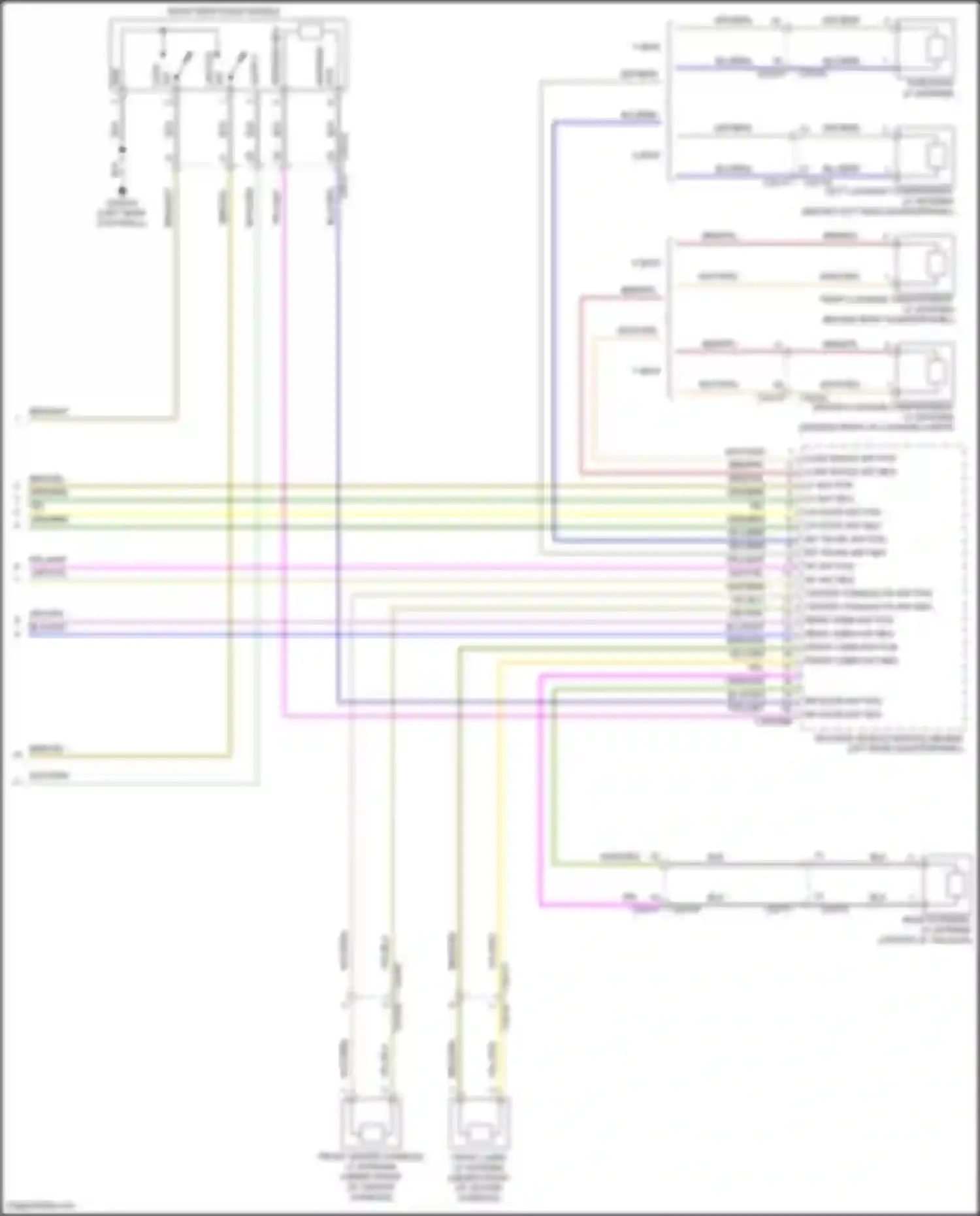 Wiring diagram load space ant pos for Land Rover Range Rover Sport II (2013-2017) (1 of 1)