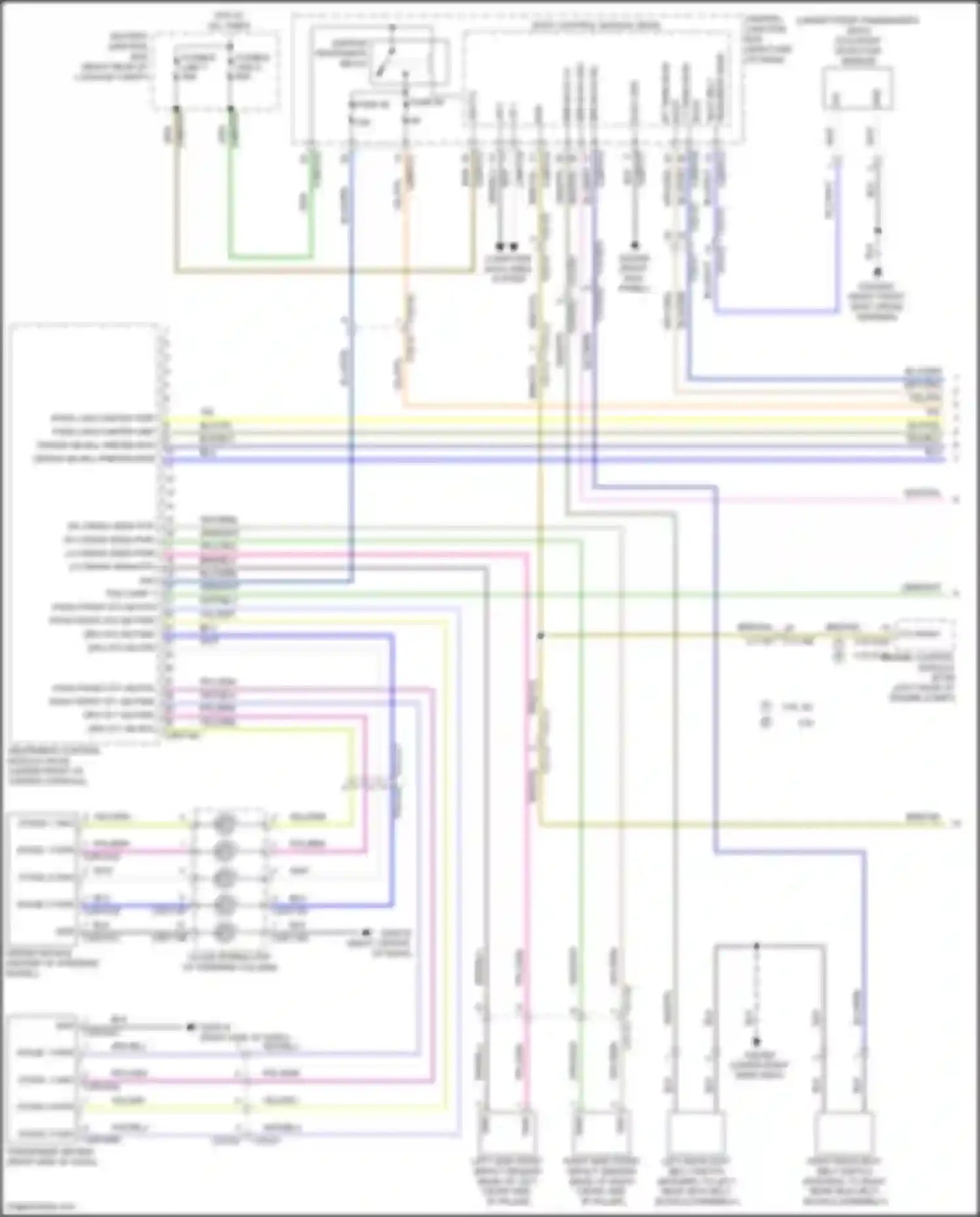 Wiring diagram pass load limiter gnd for Land Rover Range Rover Sport II (2013-2017) (1 of 1)