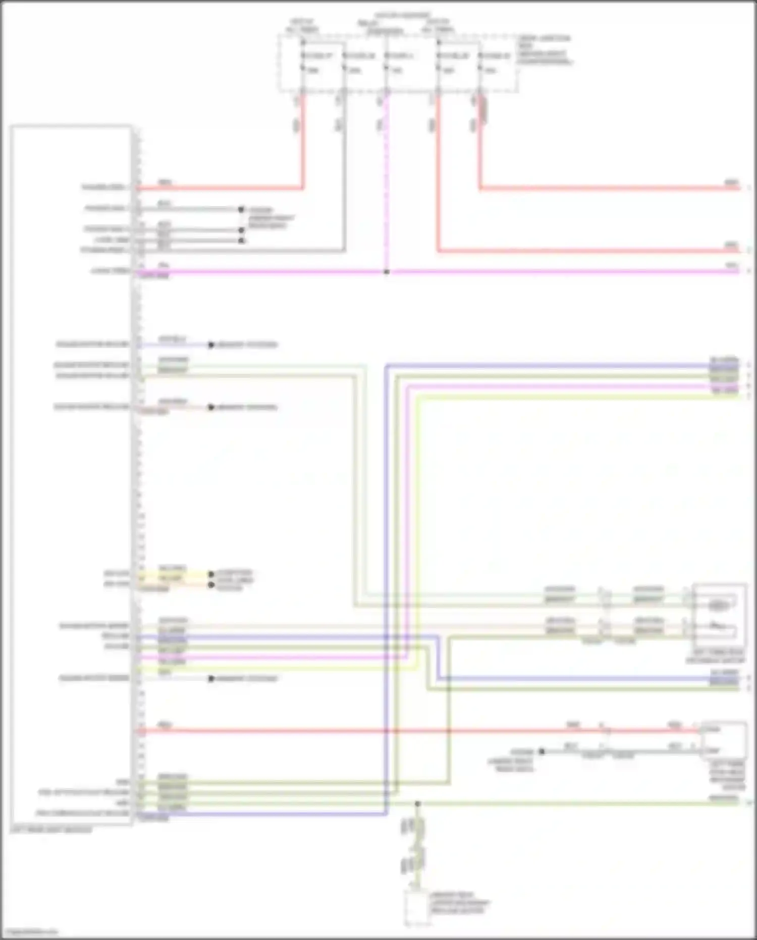 Wiring diagram power feed 2 for Land Rover Range Rover Sport II (2013-2017) (3 of 4)