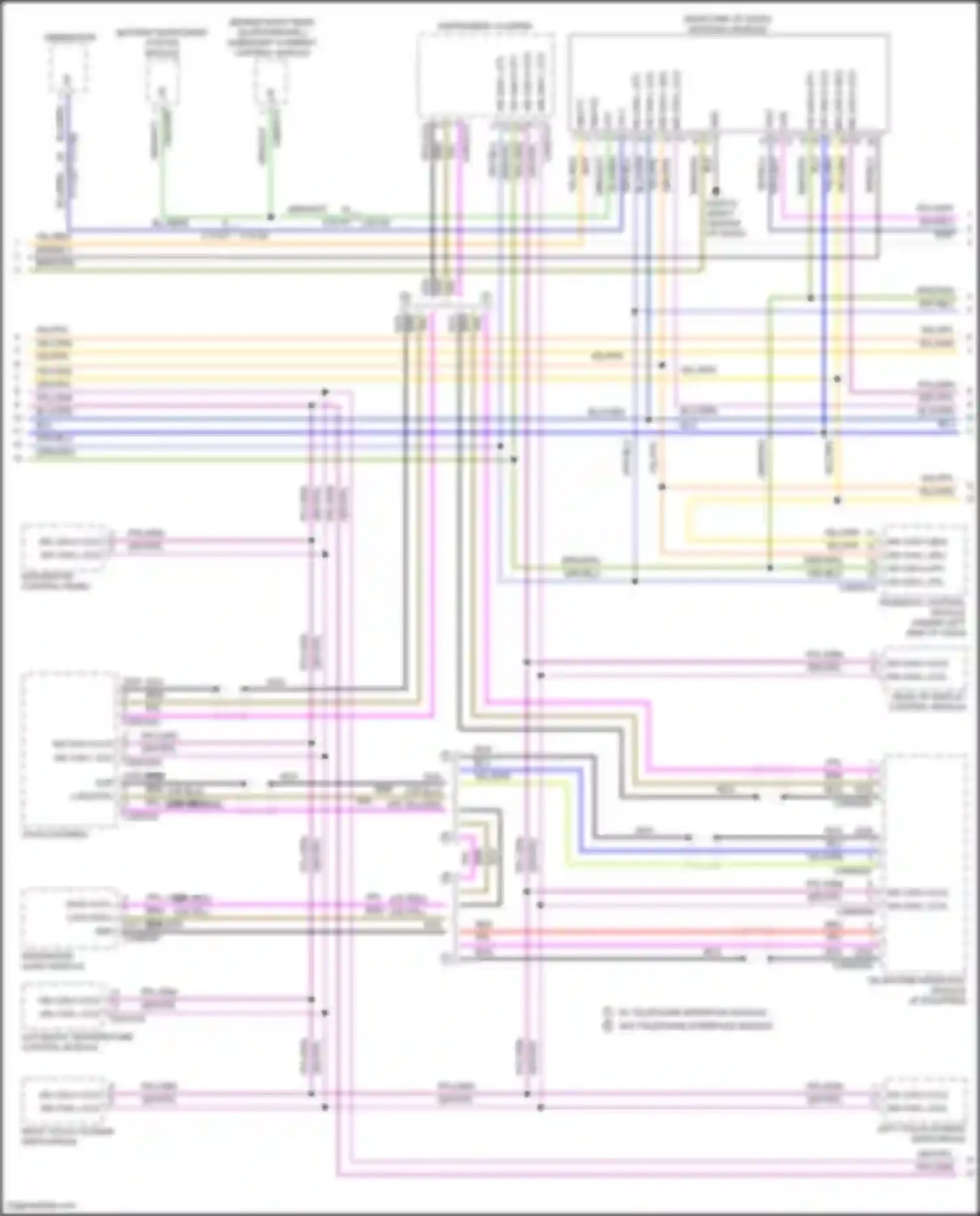 Wiring diagram quiescent current control module for Land Rover Range Rover Sport II (2013-2017) (11 of 20)