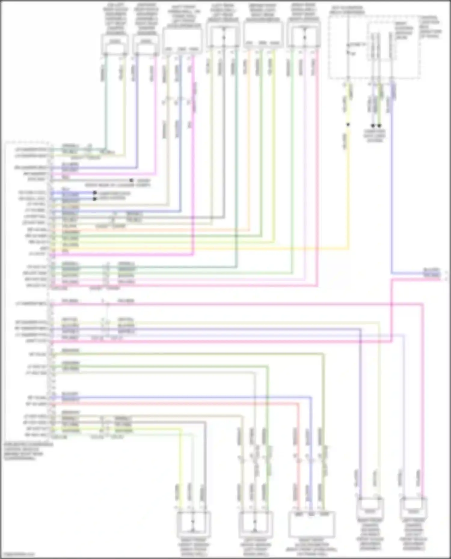 Wiring diagram right front height sensor for Land Rover Range Rover Sport II (2013-2017) (1 of 1)