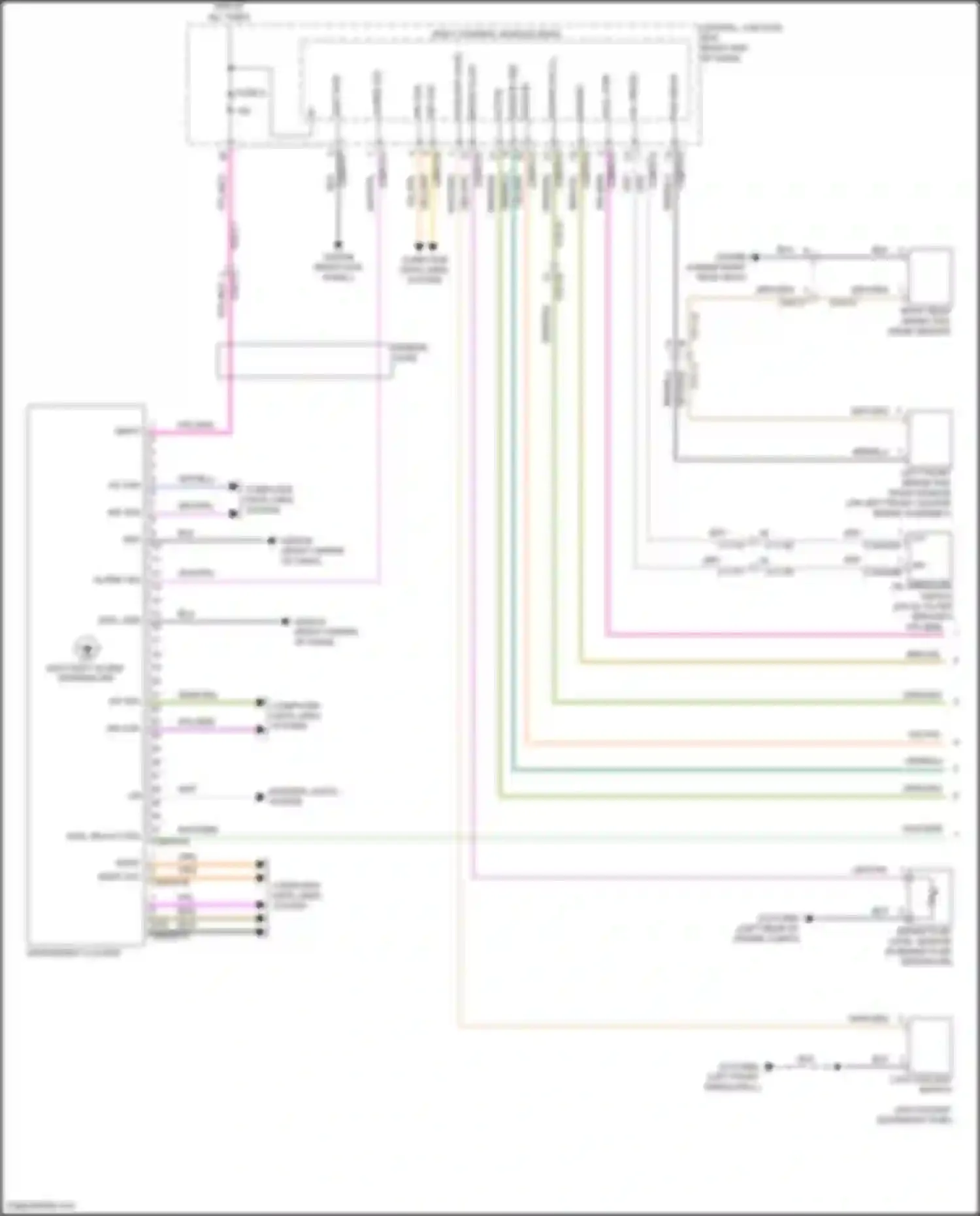 Wiring diagram sensor gnd for Land Rover Range Rover Sport II (2013-2017) (2 of 5)