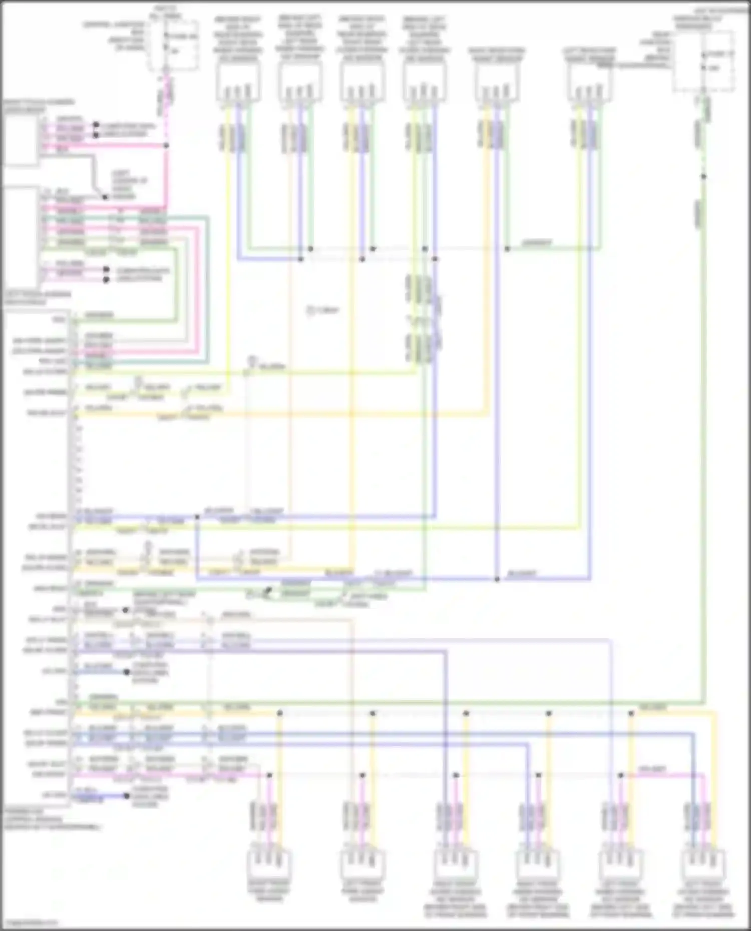 Wiring diagram sig rr inner for Land Rover Range Rover Sport II (2013-2017) (1 of 2)