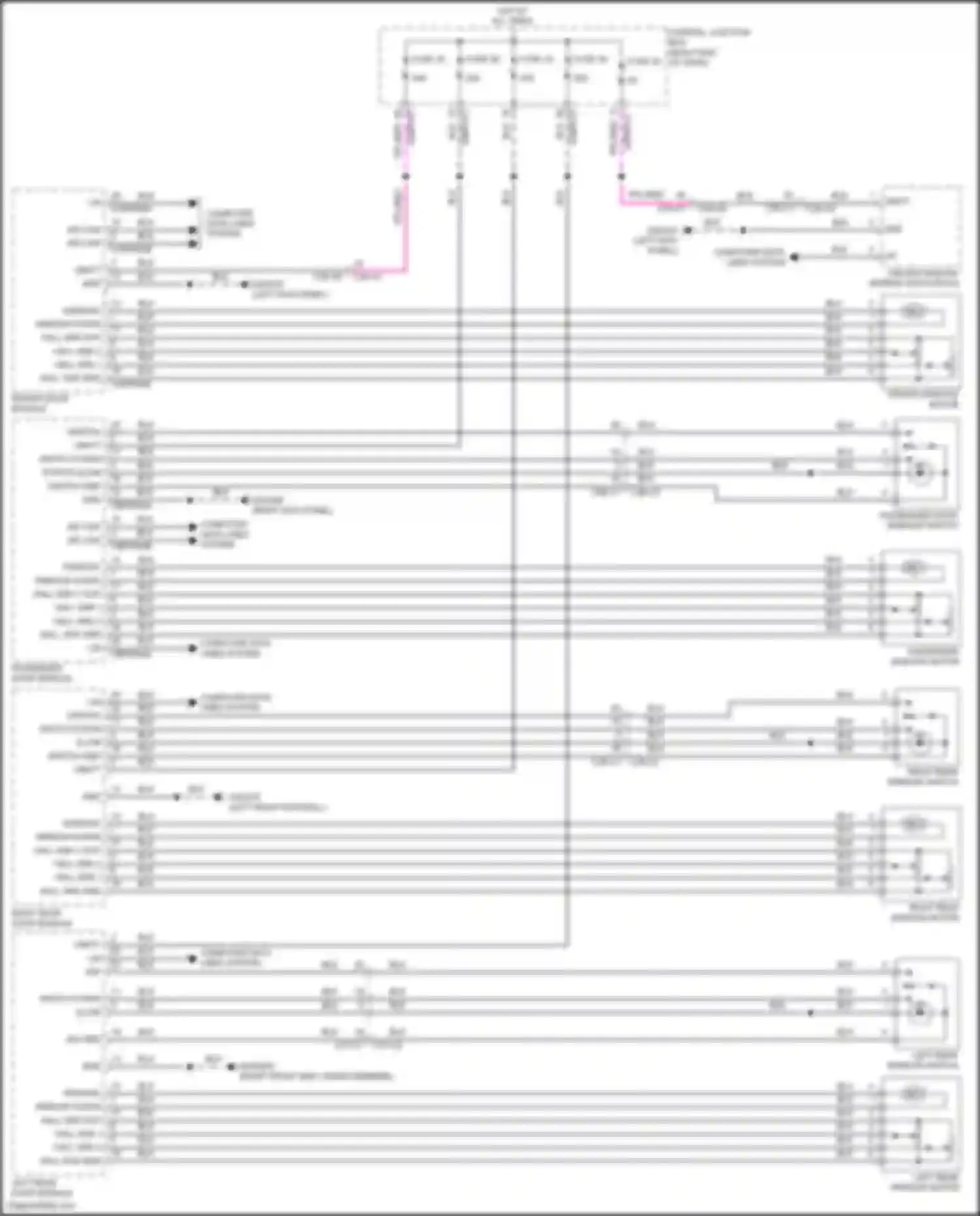 Wiring diagram switch gnd for Land Rover Range Rover Sport II (2013-2017) (2 of 2)