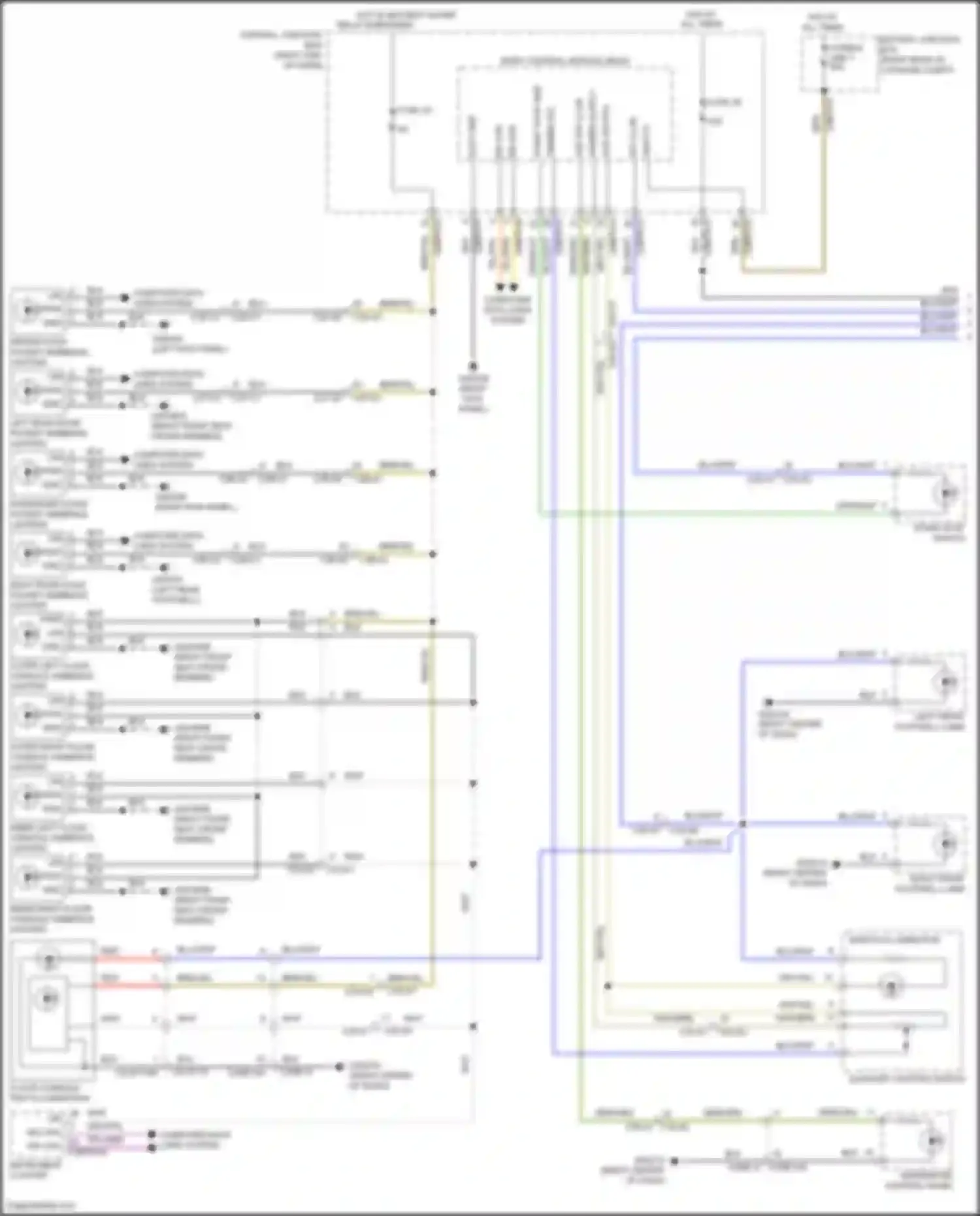 Wiring diagram switch illumination for Land Rover Range Rover Sport II (2013-2017) (1 of 3)